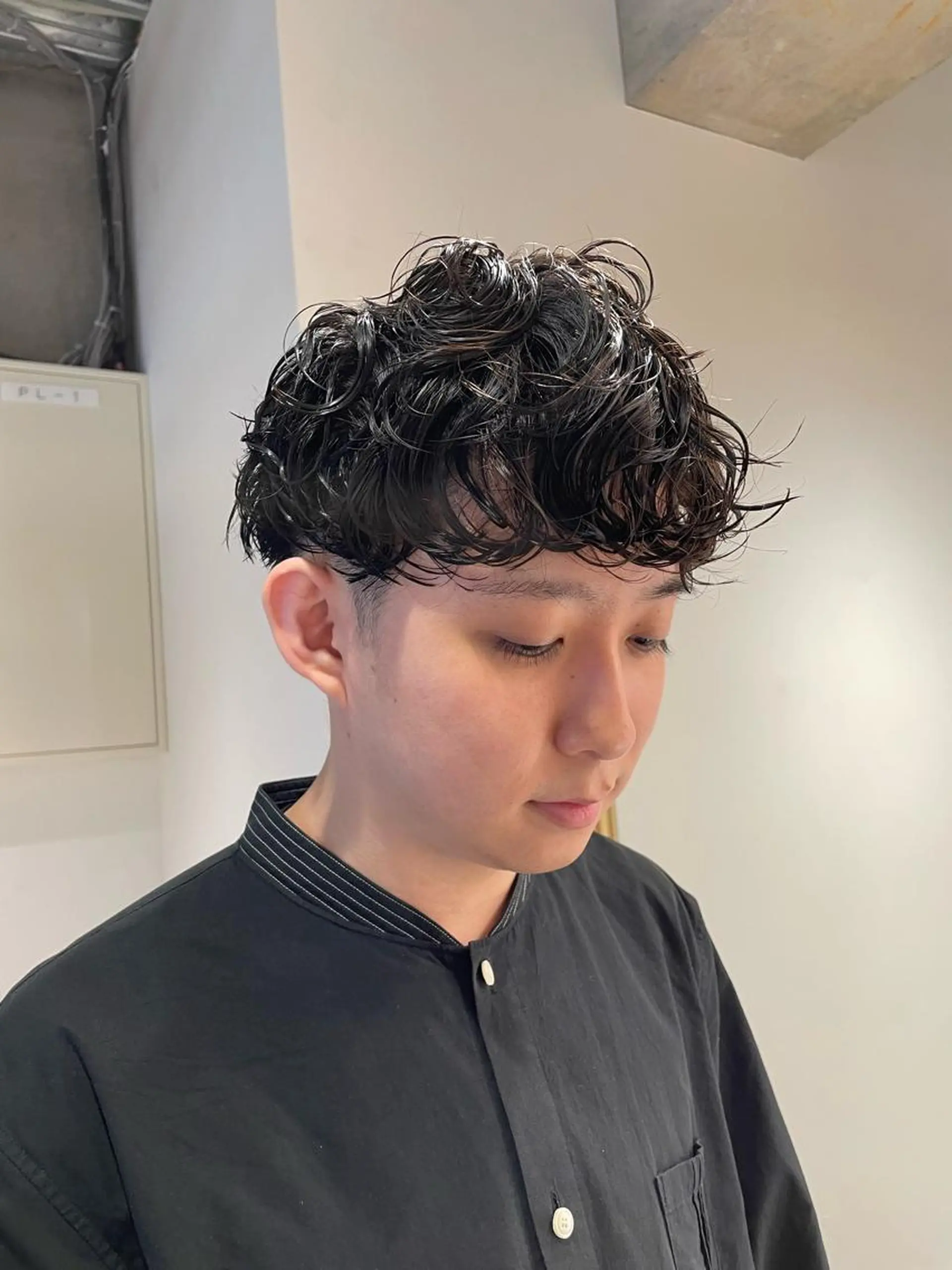 ロング パーマ カット パーマ スズキ シオリのヘアスタイル