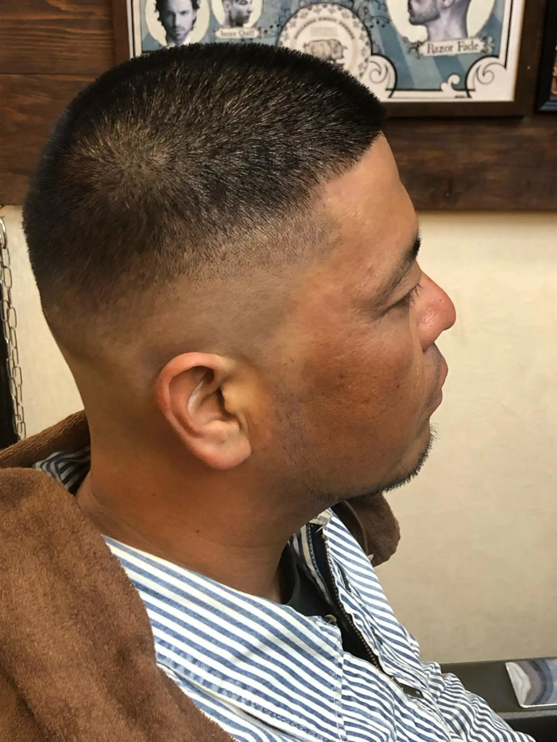 ショート メンズ ボウズ フェードカット ナイルプラス所属・ナイルプラス ヨウのヘアスタイル