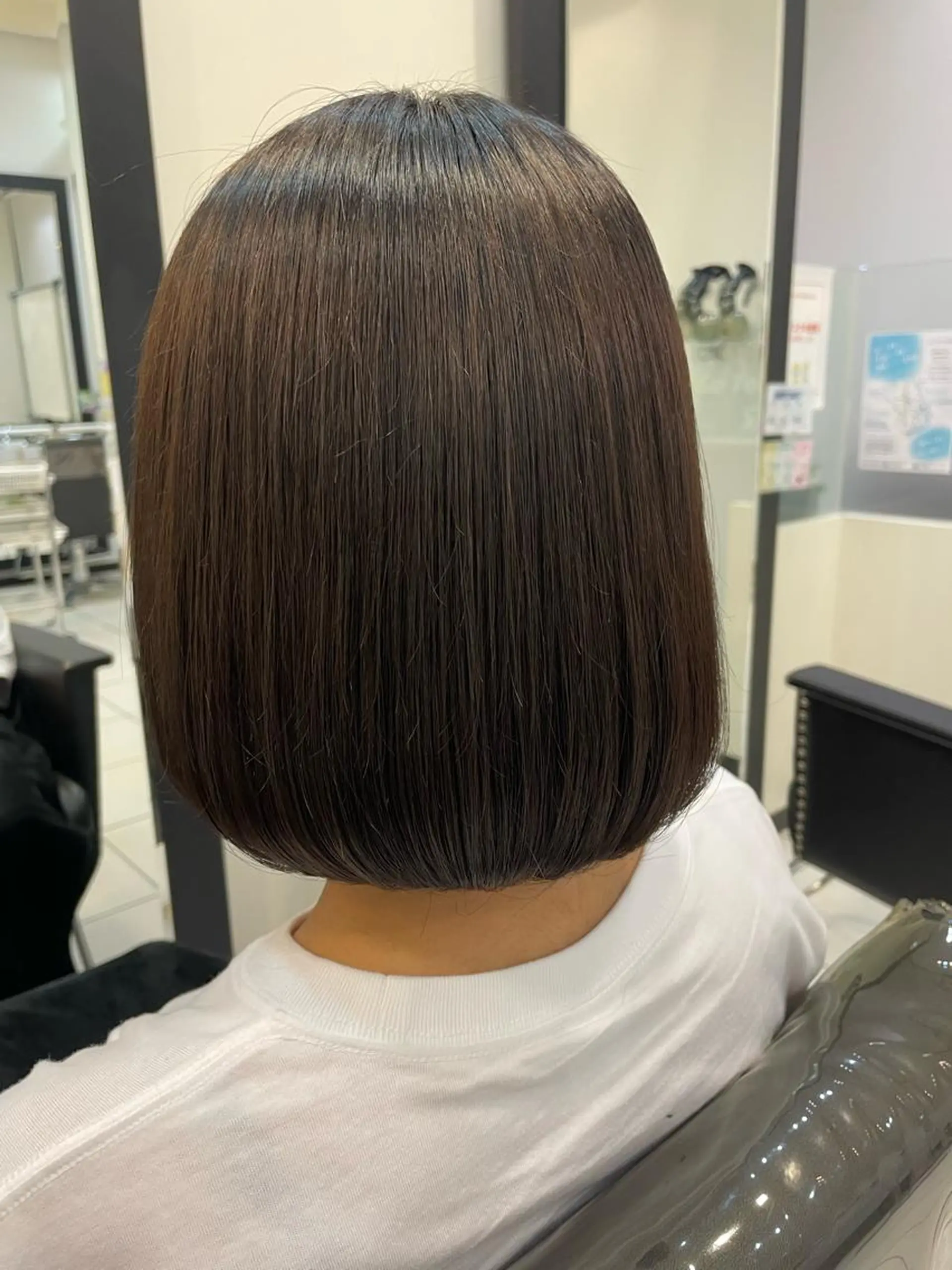 ミディアム 縮毛矯正 顔まわり/インナー カラー/　syuriのヘアスタイル