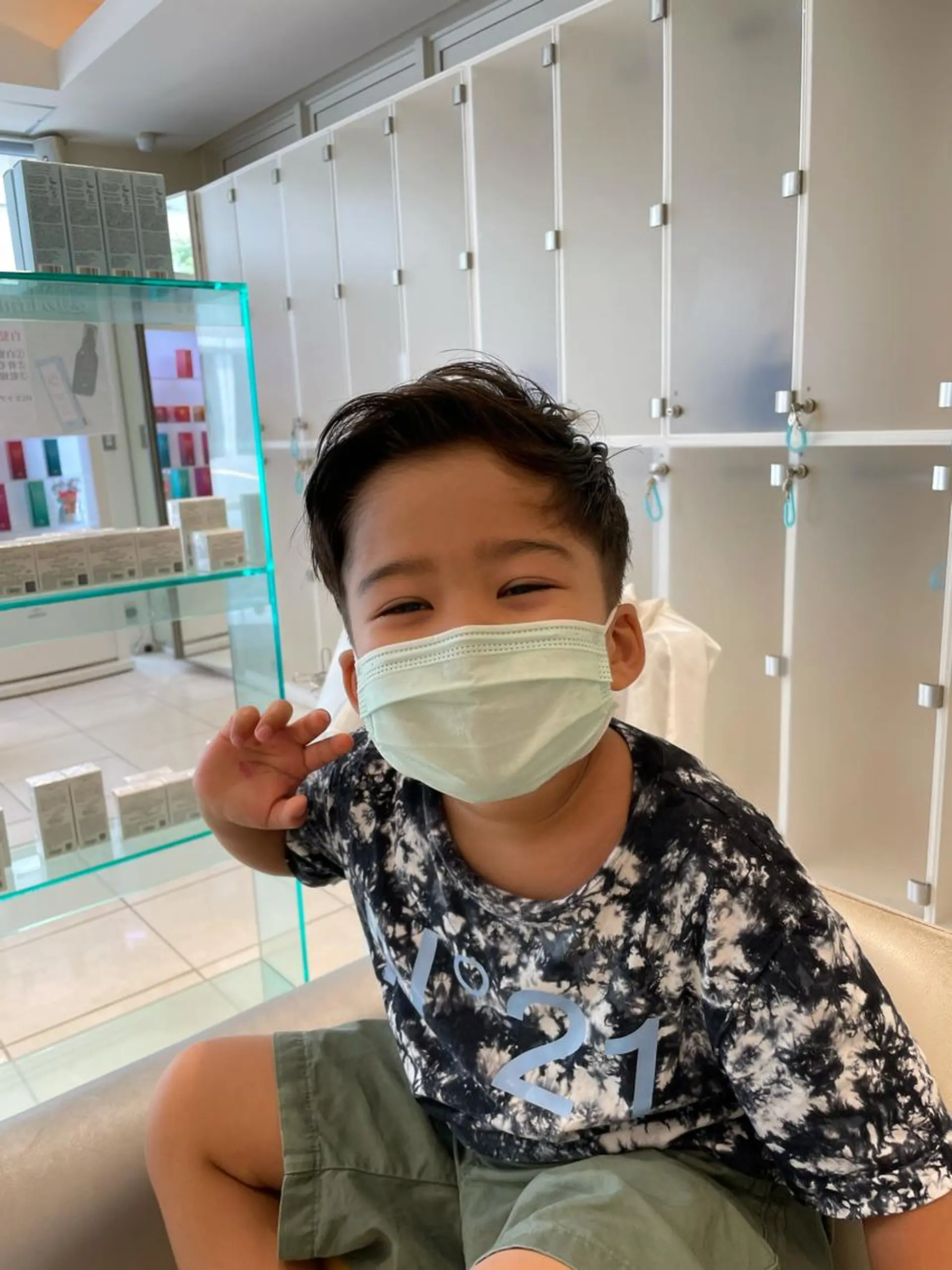 メンズ キッズ MODEks eau 佐藤優志のヘアスタイル