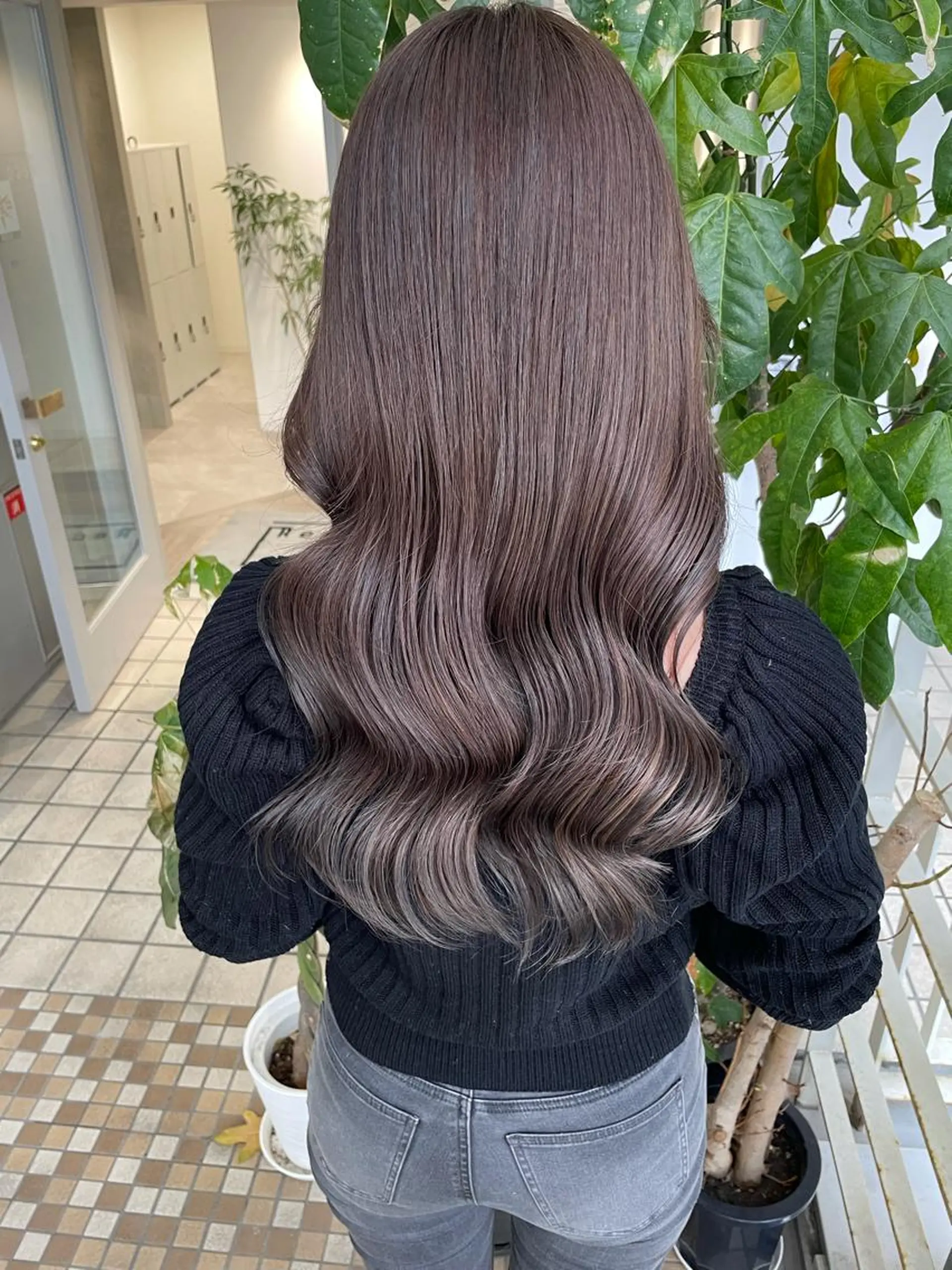 ロング カラー ヘアカラー 髪質改善will hairdesignのヘアスタイル