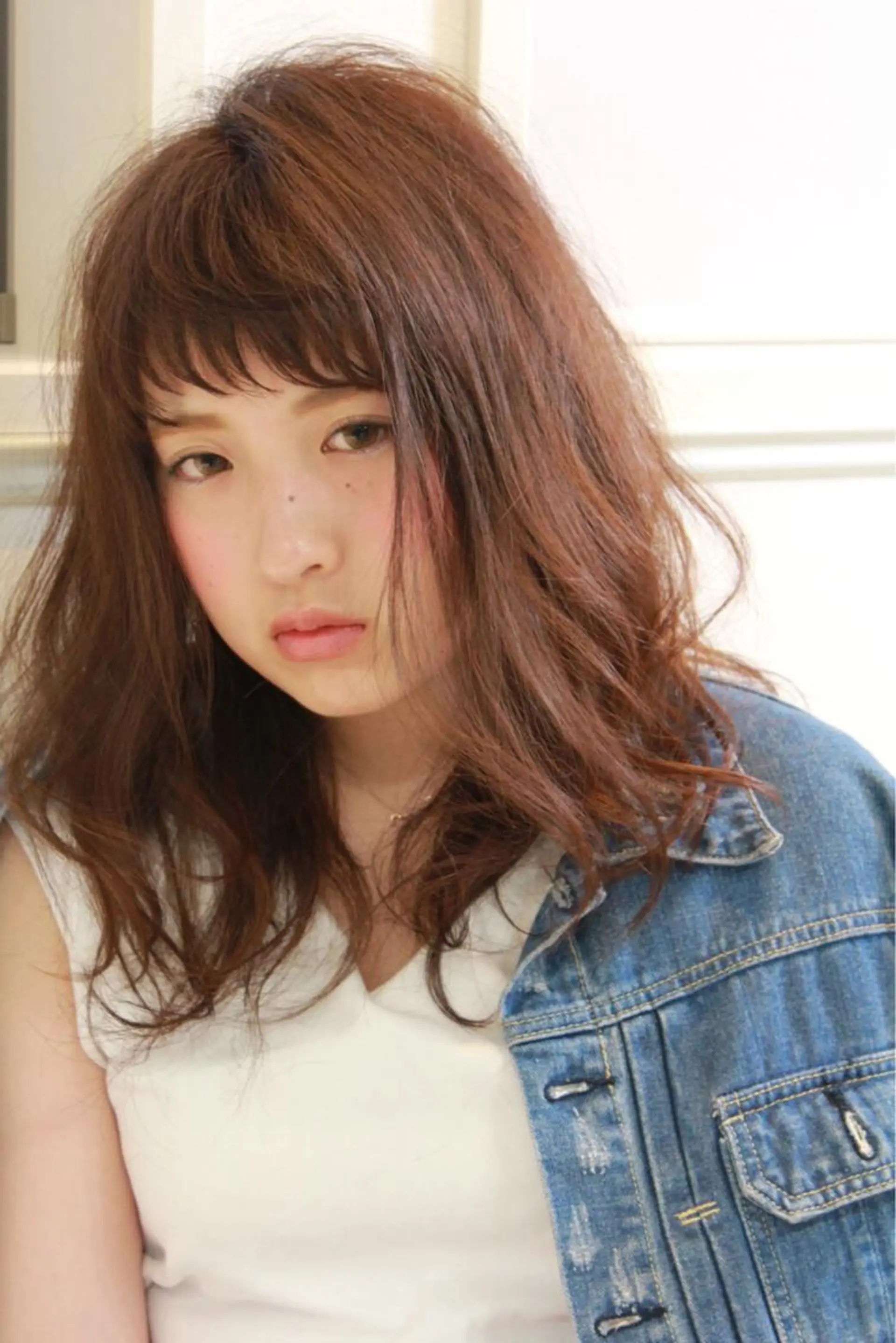 セミロング カット 縮毛矯正 松本 剛成のヘアスタイル