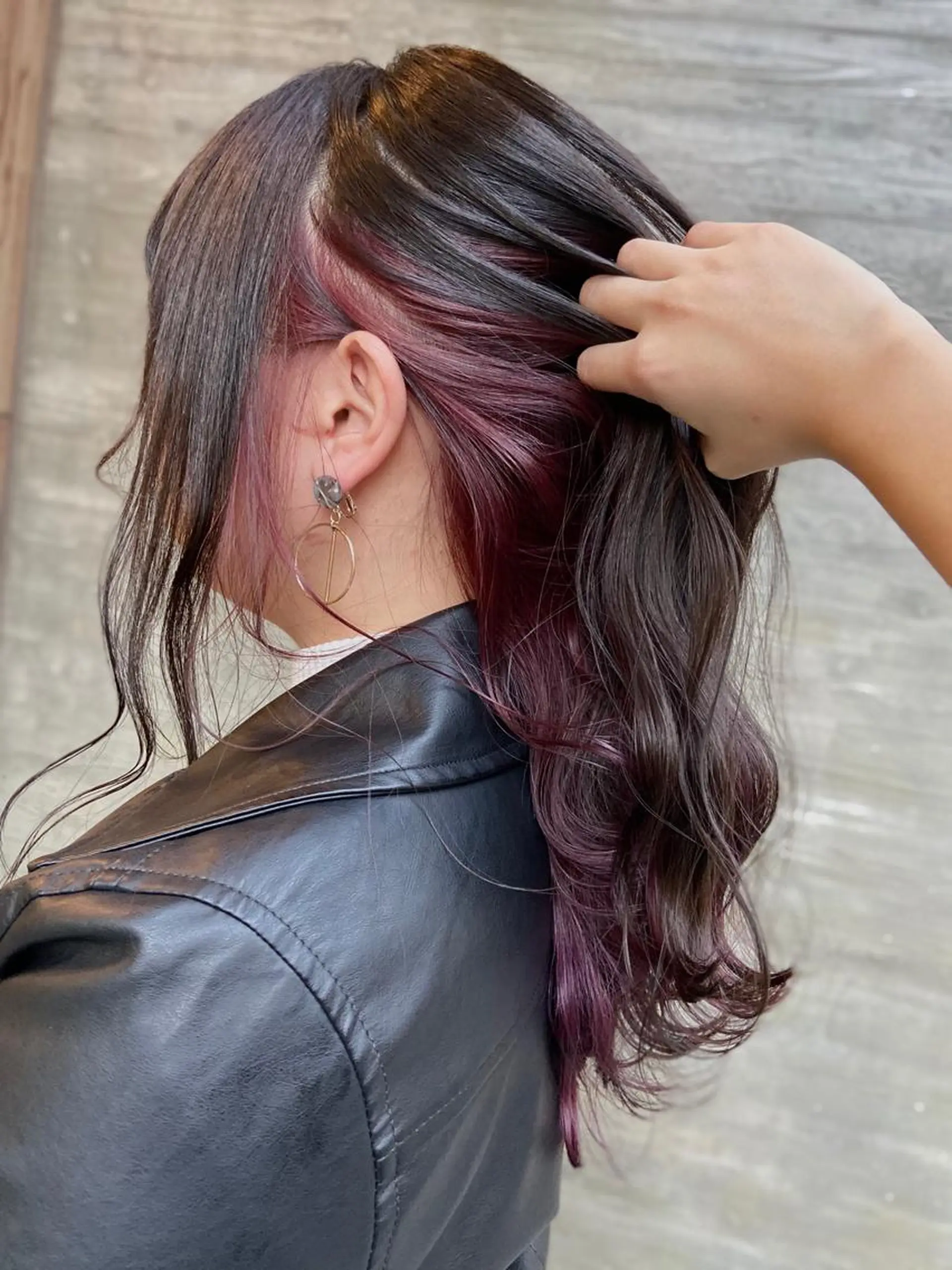 ロング カラー ピンクカラー 暗髪/艶髪/Ono .のヘアスタイル