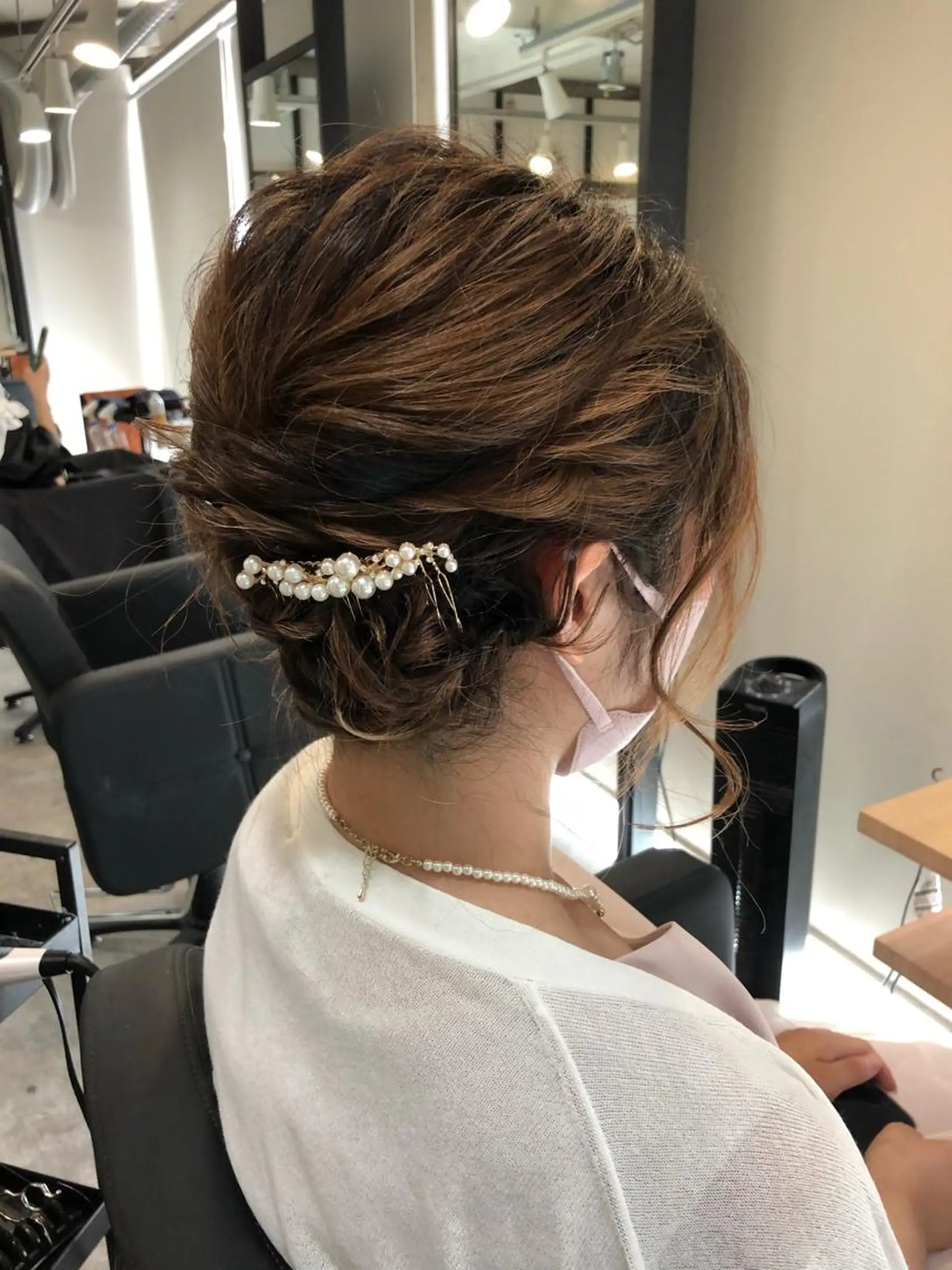 ヘアアレンジ 結婚式・ブライダル alpha. カラーエクステ下妻のヘアスタイル