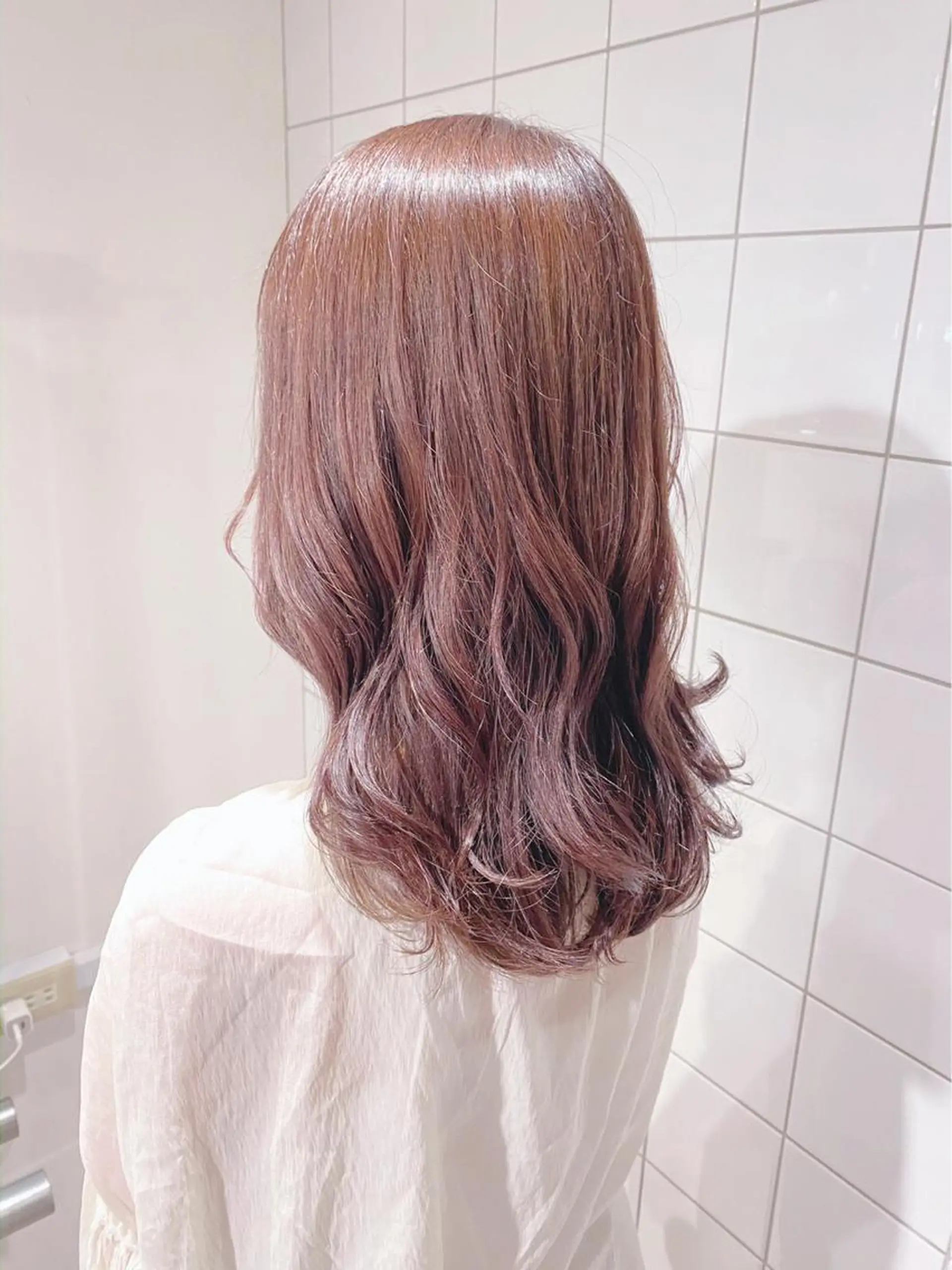 カラー パーマ カット パーマ ☁️縮毛矯正✖️ 透明感☁️りくのヘアスタイル