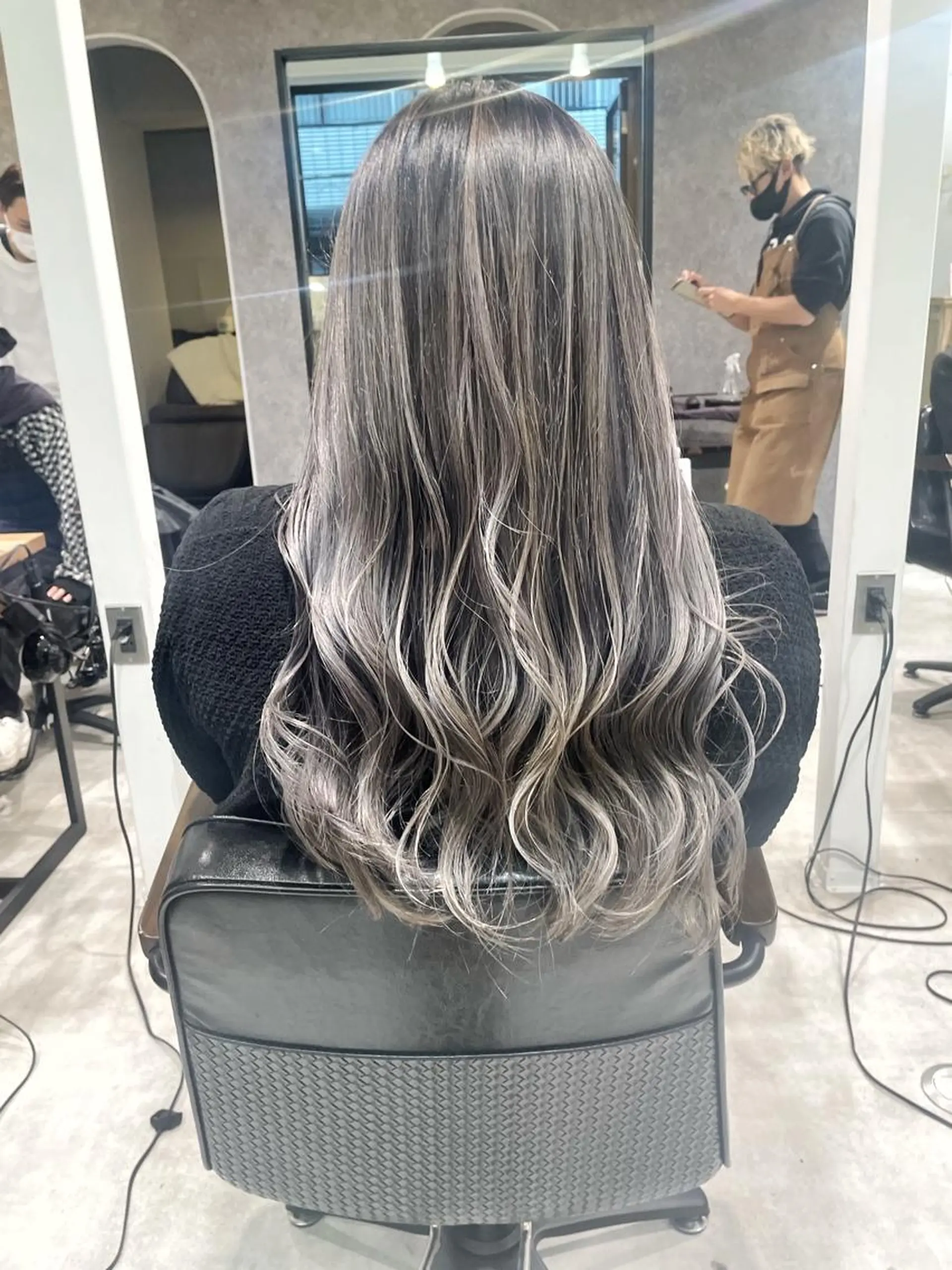 ロング カラー 田中大星 /ボブ 縮毛矯正のヘアスタイル