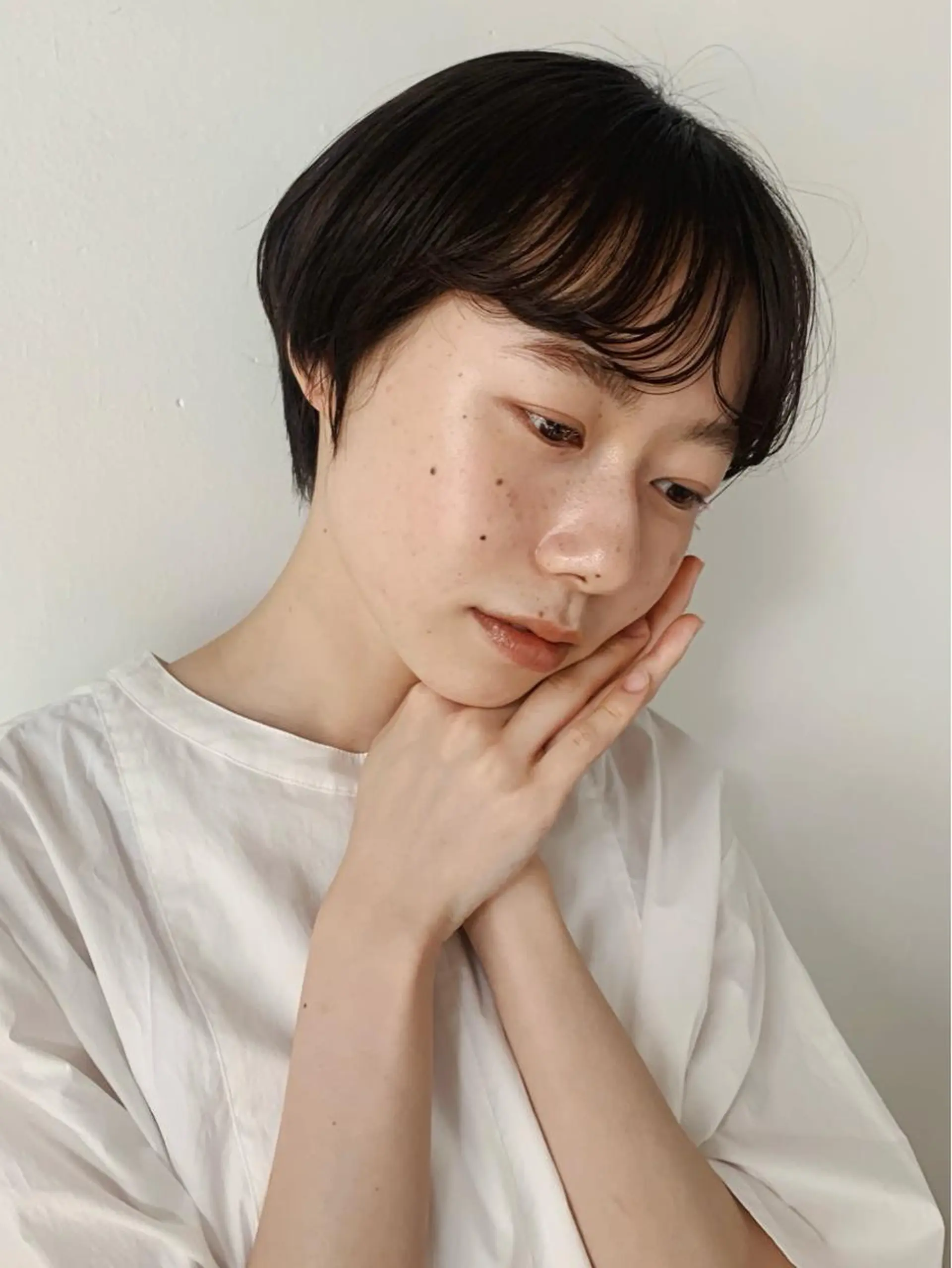 ショート ショートヘア 西山 紗耶香🪽 透明感カラー/ボブのヘアスタイル