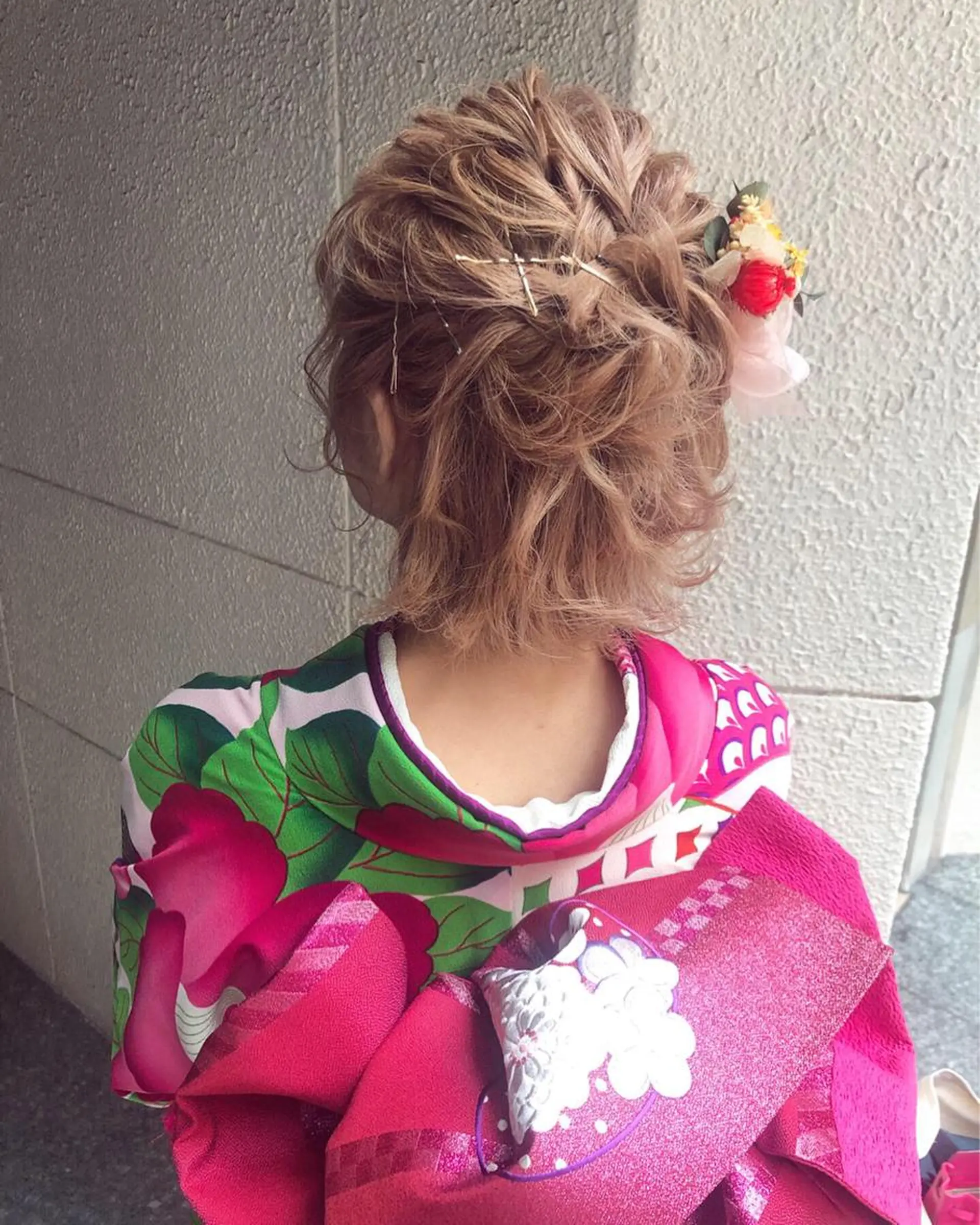 ショート ヘアアレンジ 着付け beauty salon Primus所属・Primus ﾌﾟﾘﾑｽのマツエク・マツパデザイン