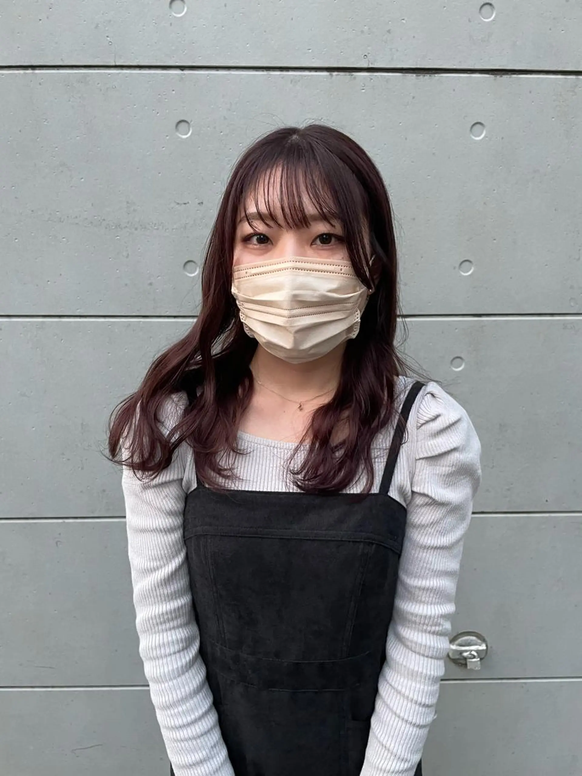 セミロング カラー ヘアカラー トリートメント 高橋 みく/ minim 暖色のヘアスタイル