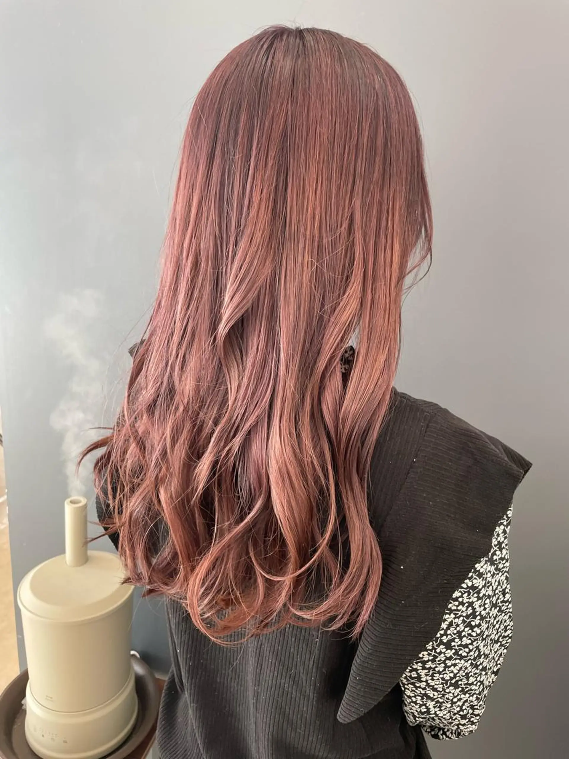 ロング カラー ヘアアレンジ ヘアカラー トリートメント like みやびのヘアスタイル