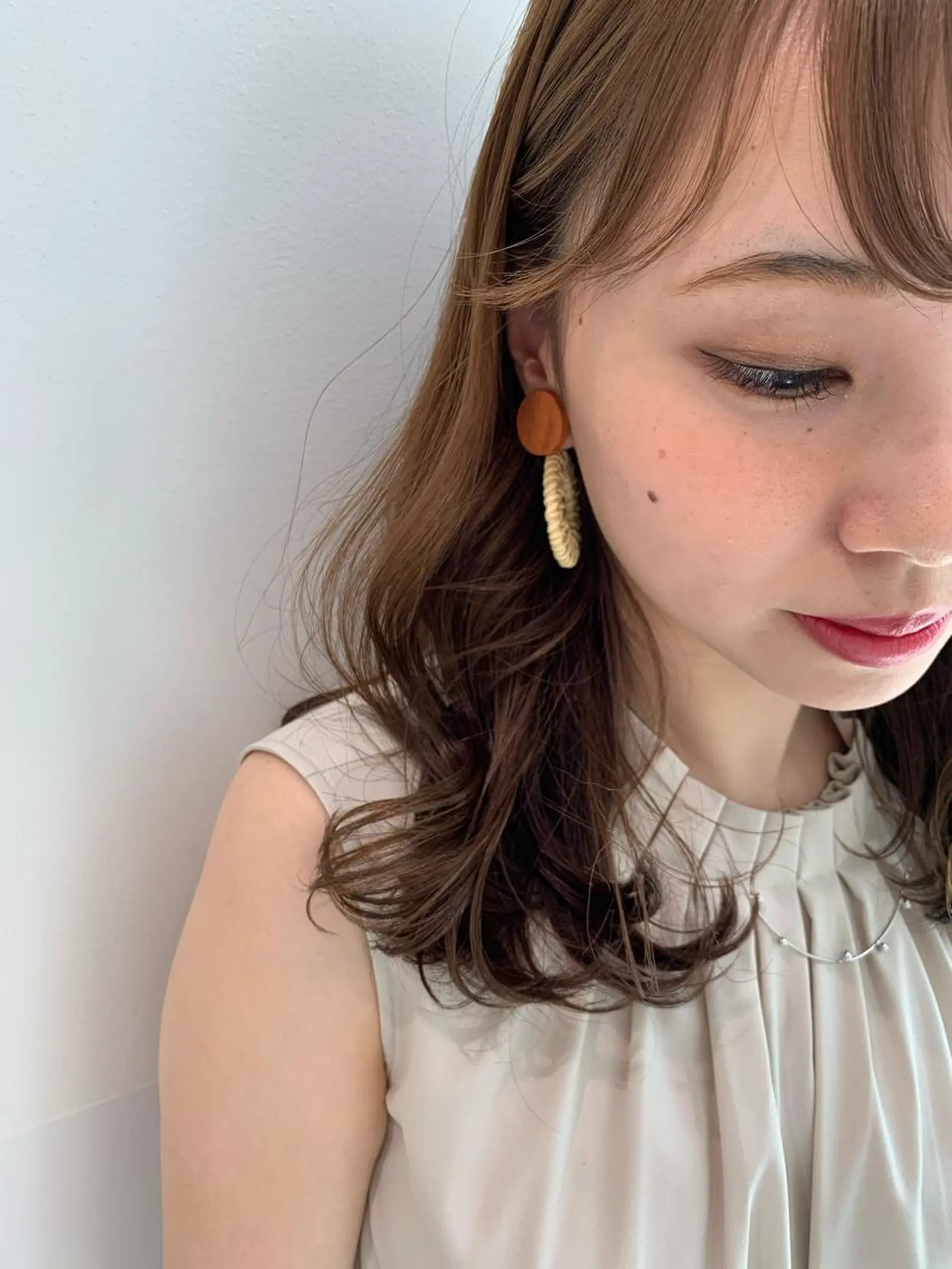 セミロング カラー 🌟美髪縮毛矯正🌟 吉田冴一のヘアスタイル