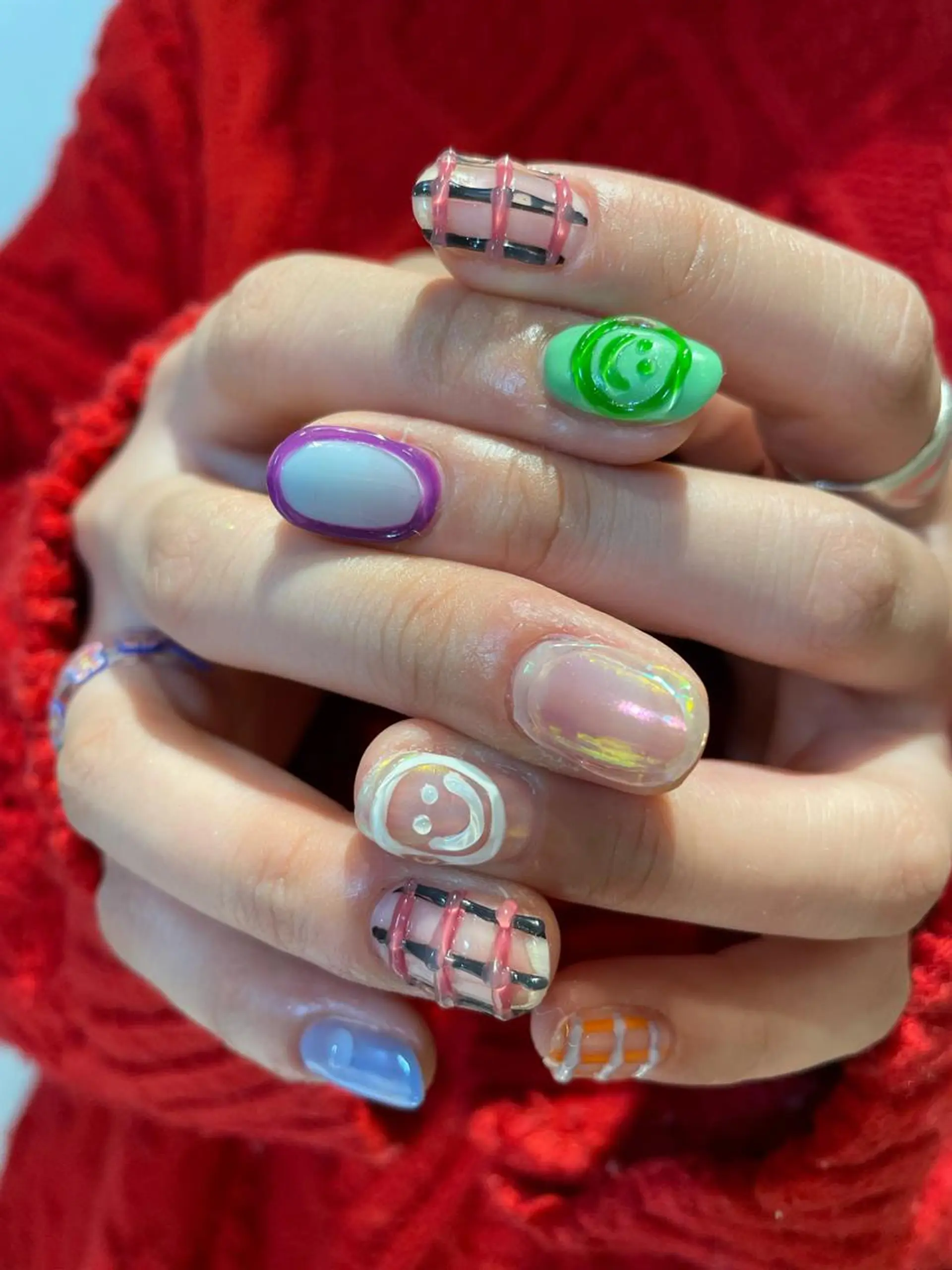 ネイル AOI✩⡱ y2kネイルのネイルデザイン