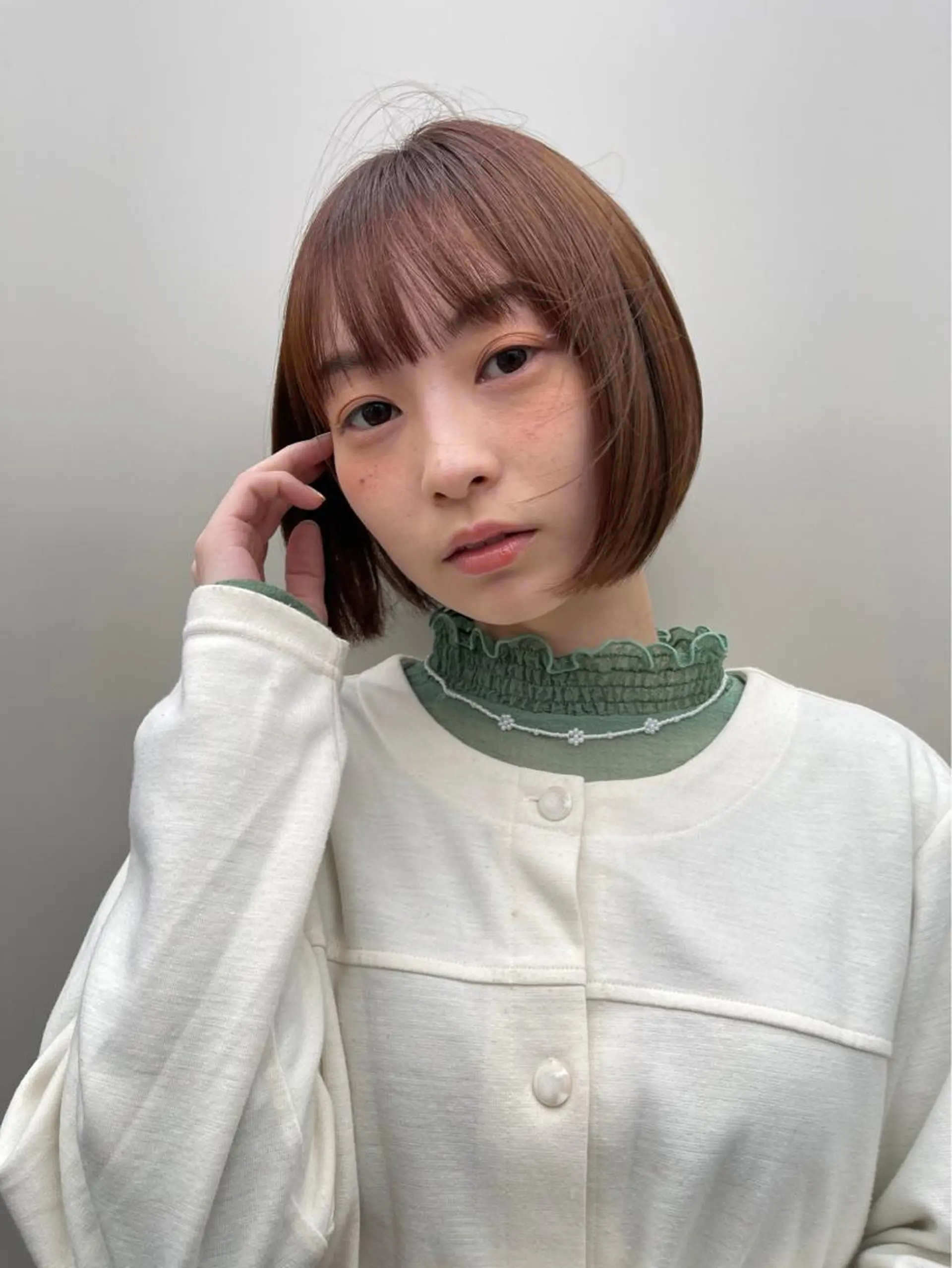 カラー ケアカラー トレンドヘア🌿 chinariのヘアスタイル