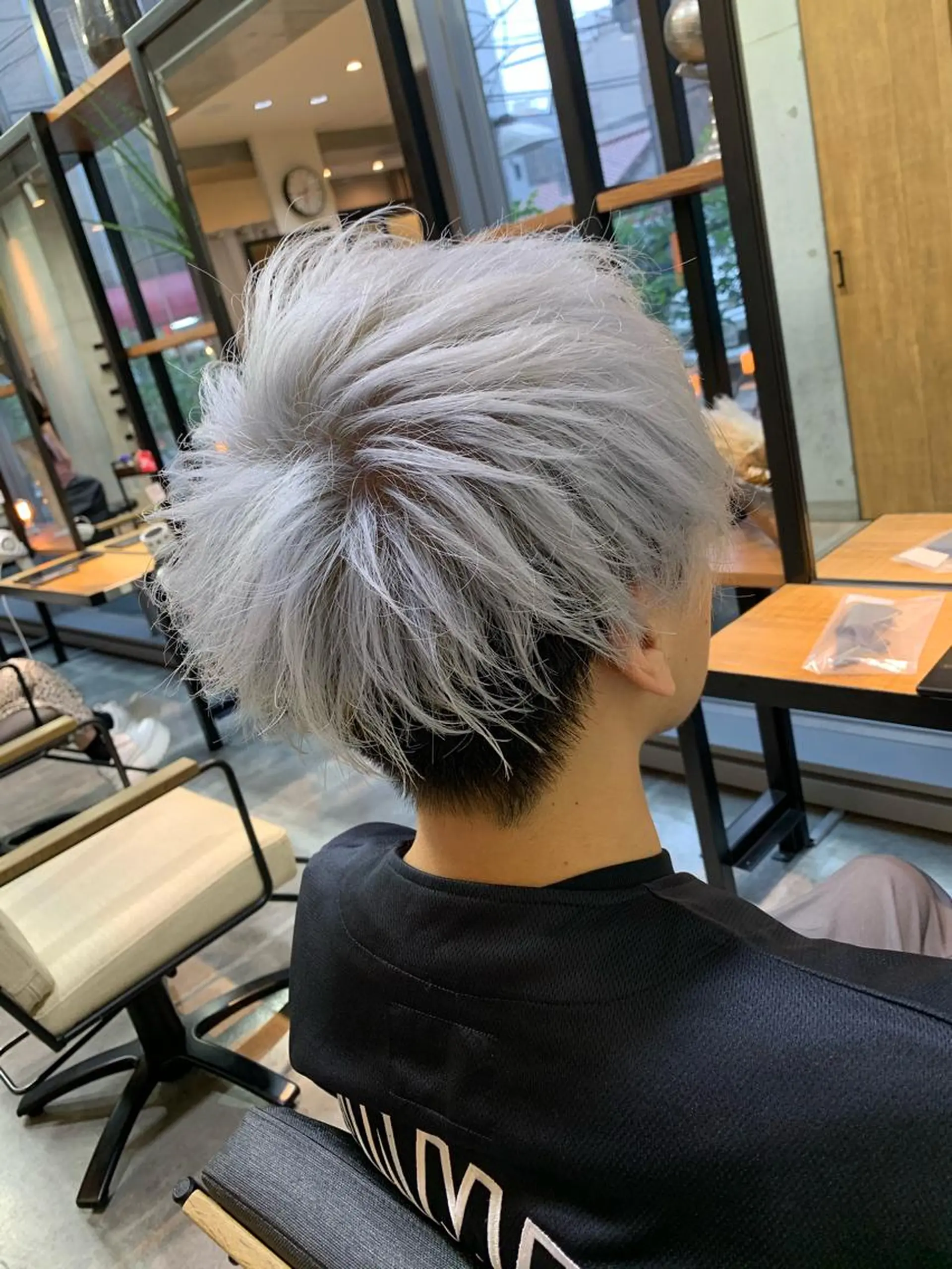 カラー メンズ 天野 開のヘアスタイル