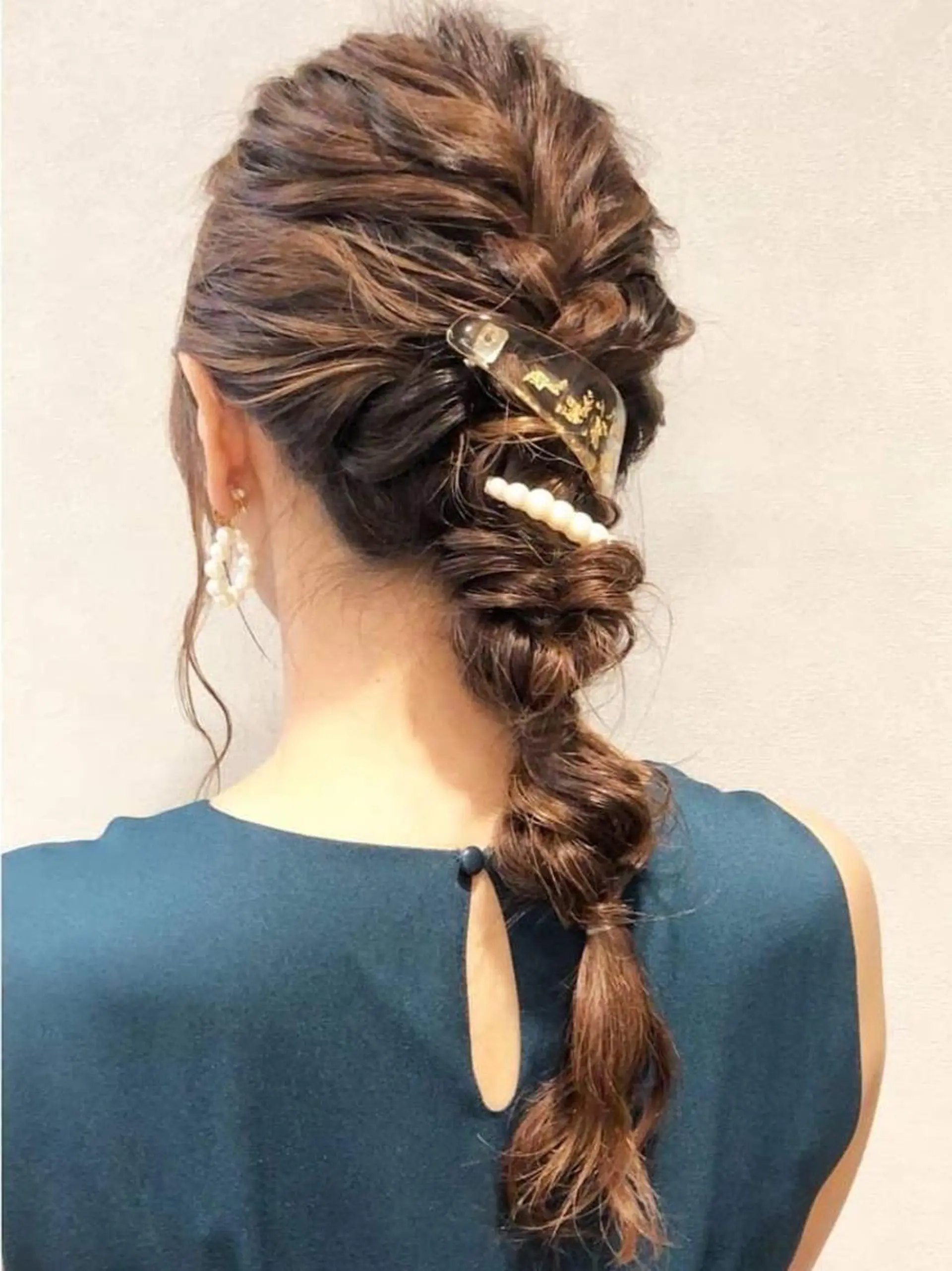 ロング ヘアアレンジ 結婚式・ブライダル PRIVATE SALON EYES所属・EYES リアのマツエク・マツパデザイン