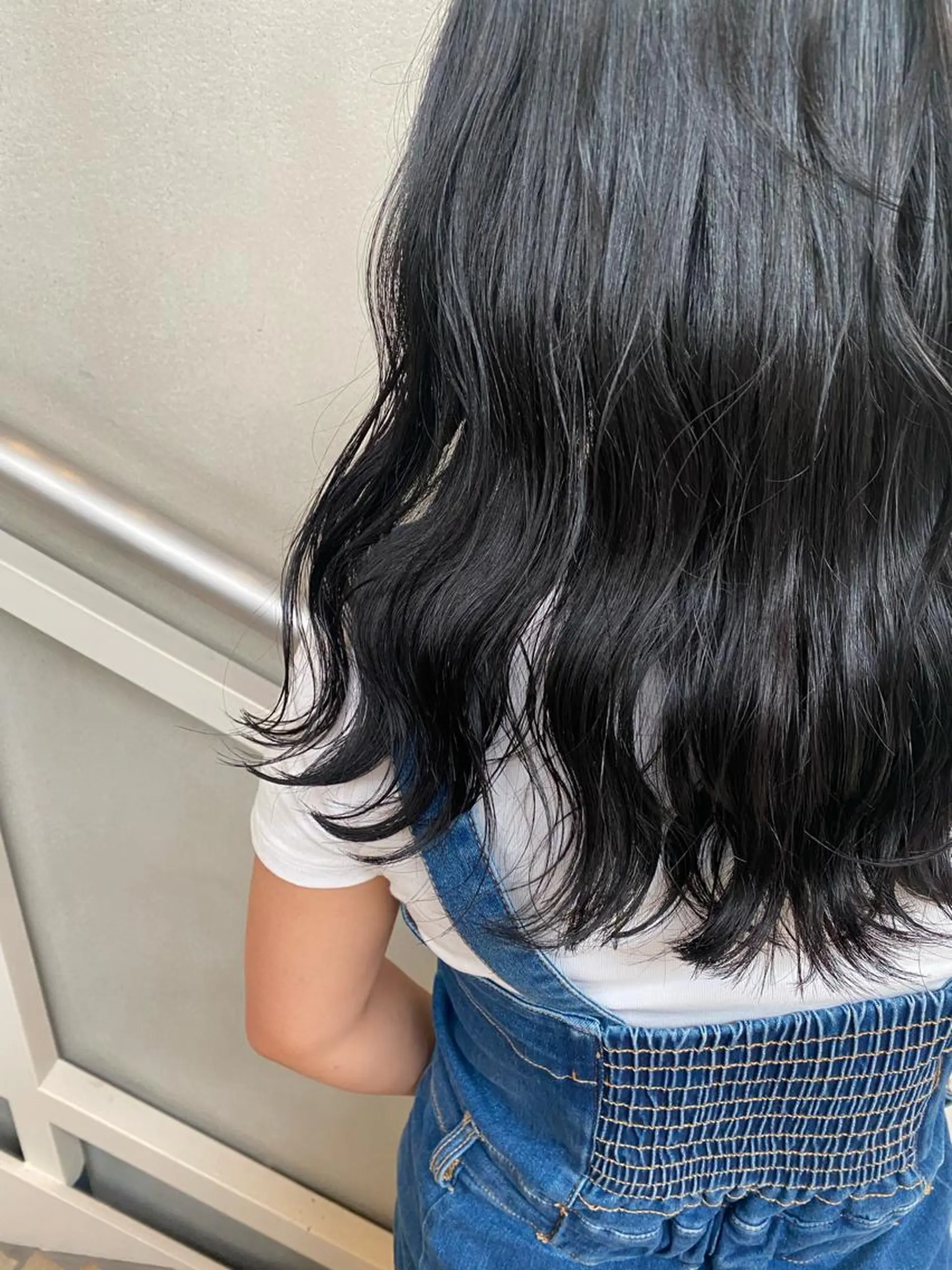 ロング カット ヘアカラー 艶髪　透明感カラー 田中伶奈のヘアスタイル