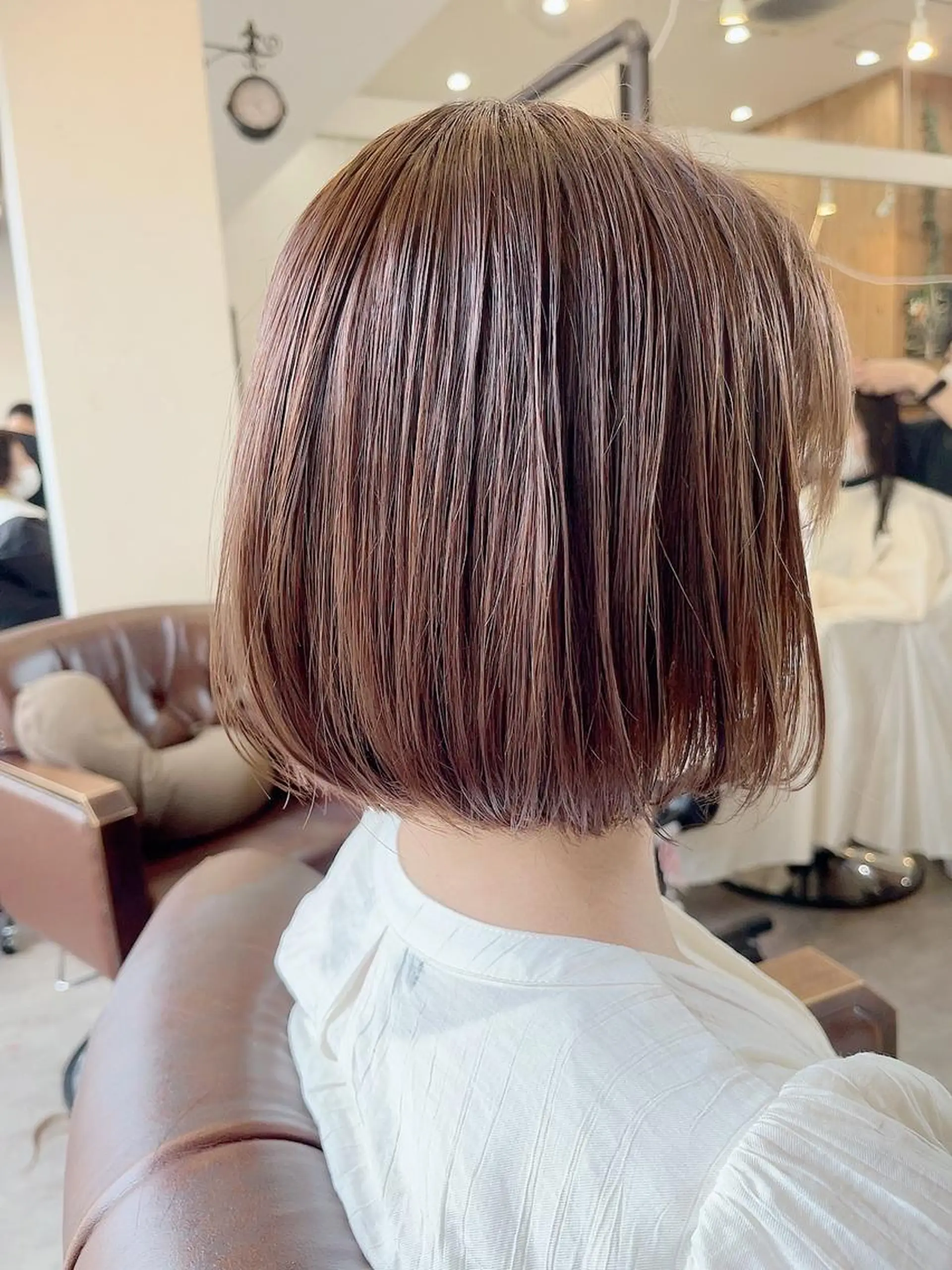ミディアム カラー ヘアアレンジ ボブ カット ヘアカラー ケイゴ【店長】 メンズパーマ特化のヘアスタイル