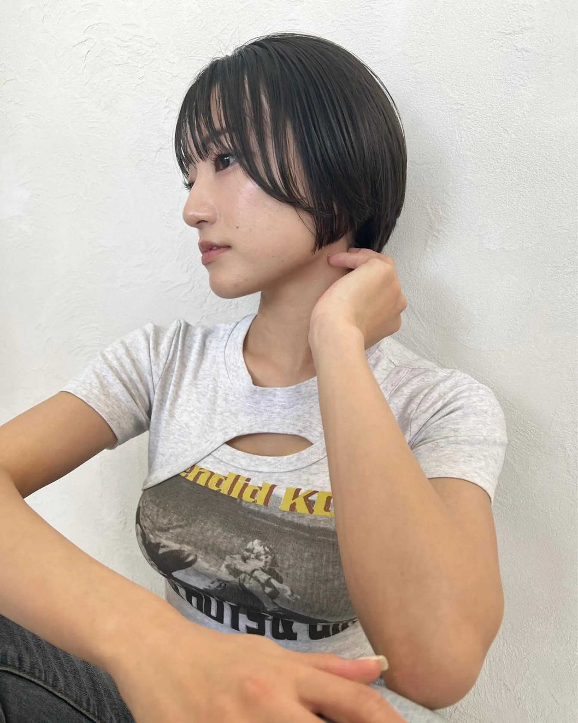 ショート カラー ショートボブ ボブ ショートヘア テトネ タカシのヘアスタイル