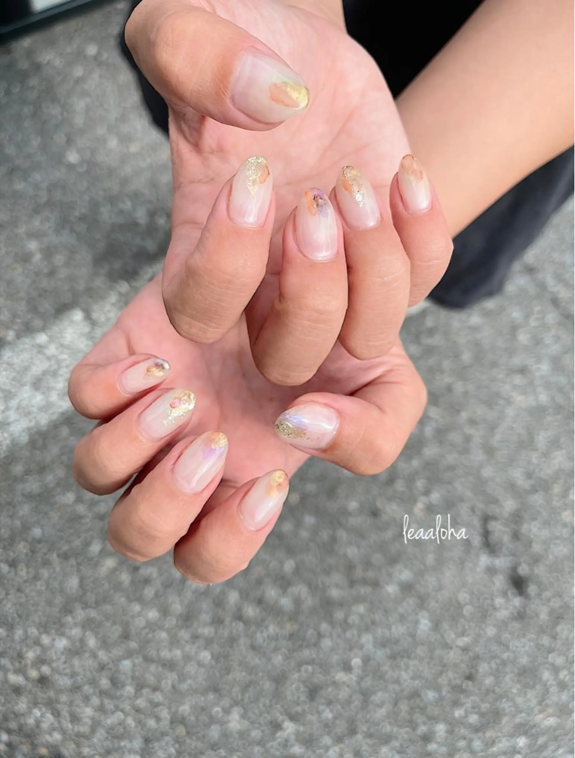 ネイル ワンカラーネイル ハンドネイル フットネイル leaaloha　byBROWN HAIR所属・レアアロハ宇都宮 /ネイル.メンズ脱毛のネイルデザイン