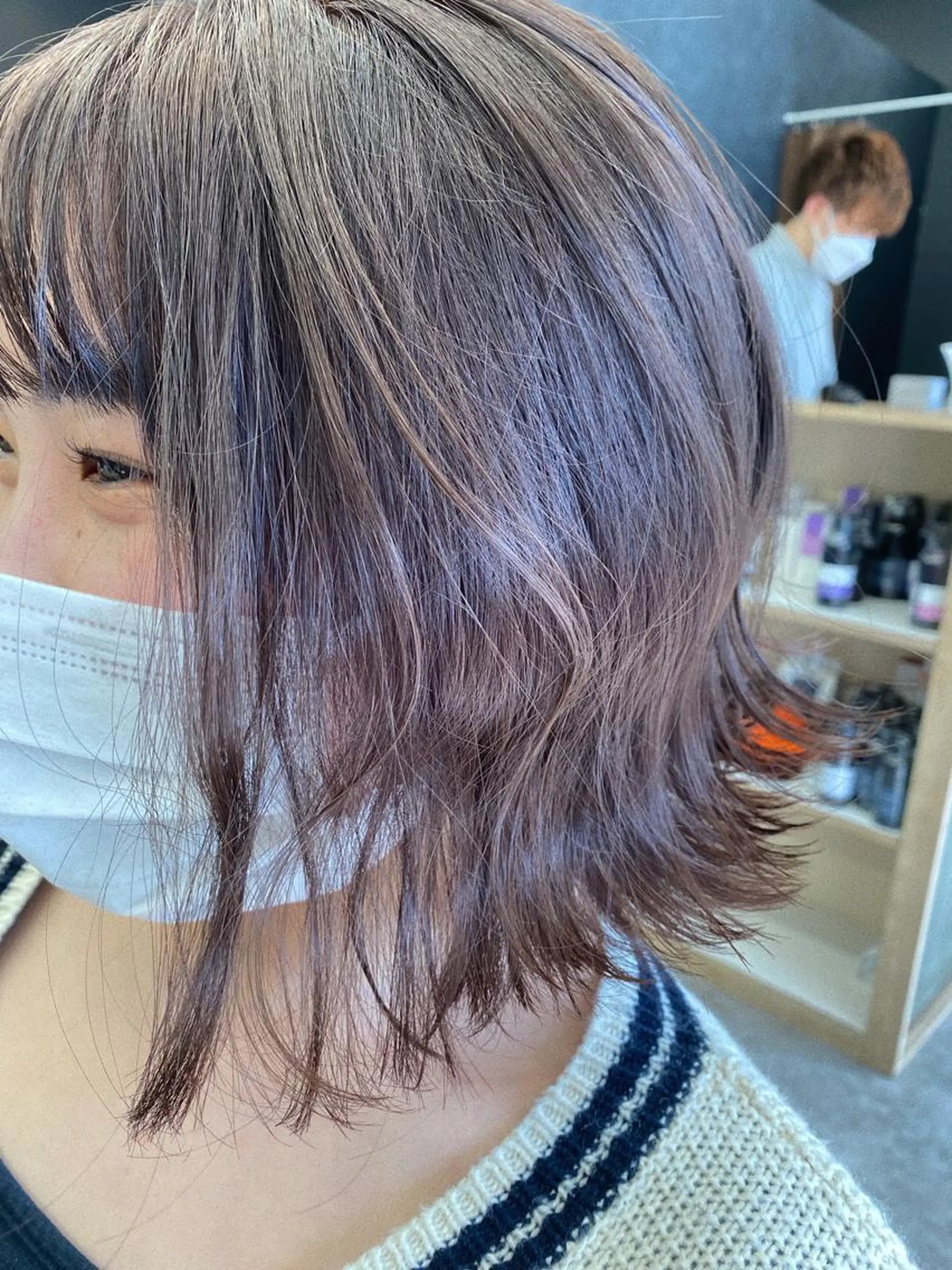 ミディアム カラー 🕶️佐藤 海李🐏のヘアスタイル