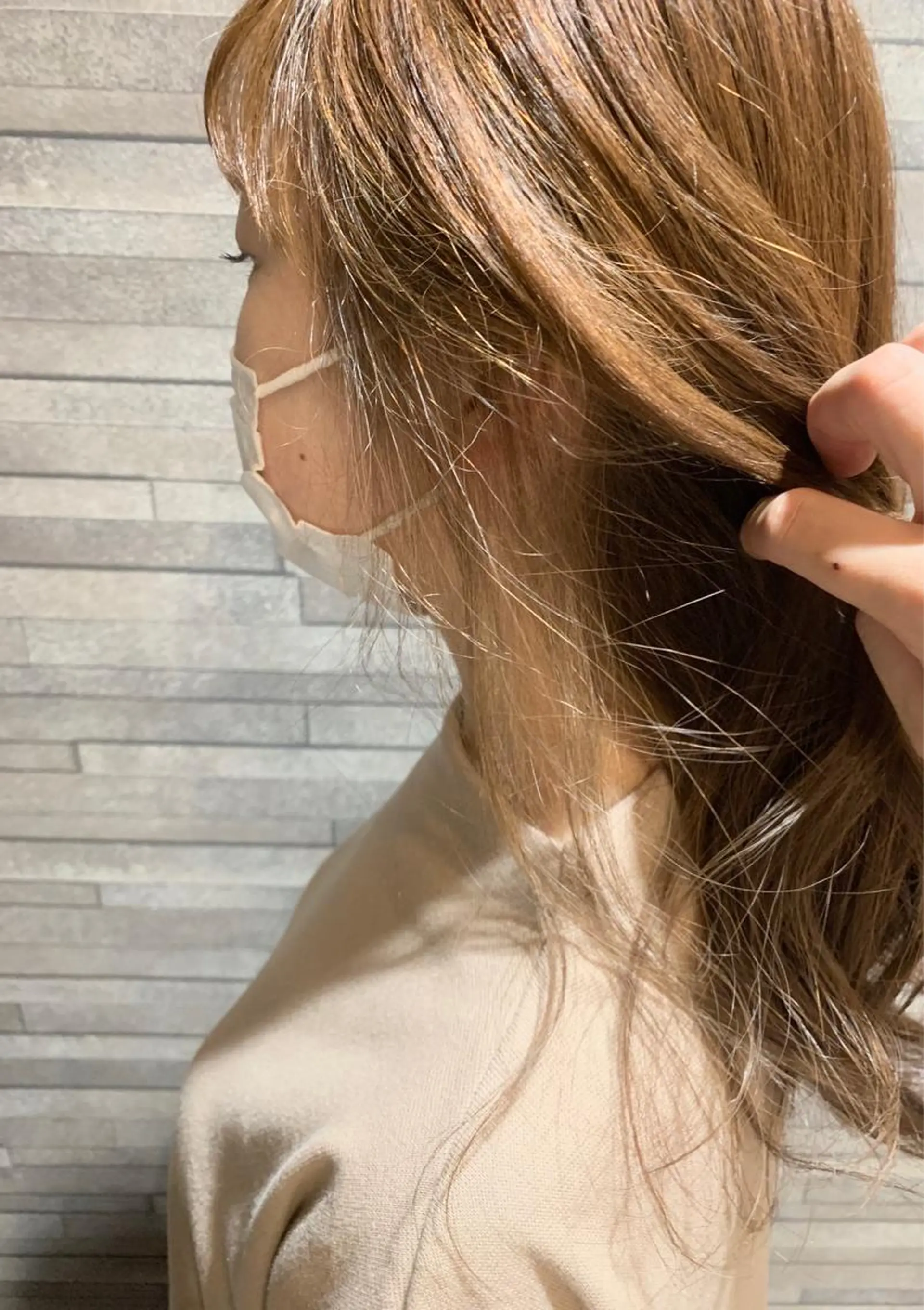 セミロング カラー ベージュカラー Gain所属・Gain Nanamiのエステ・リラクイメージ