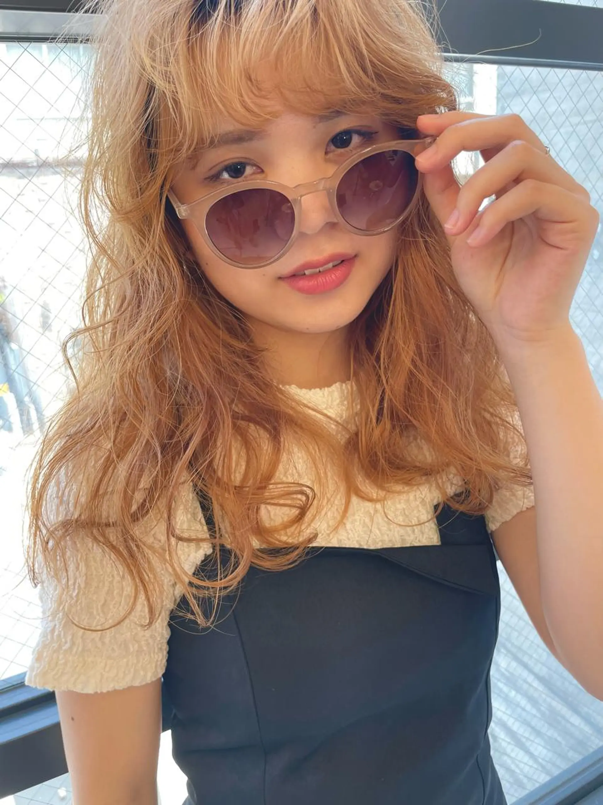 ロング カラー ヘアアレンジ GO TODAY  SHAiRE SALON岡山所属・Sana/ 耳ツボ/インナーのヘアスタイル