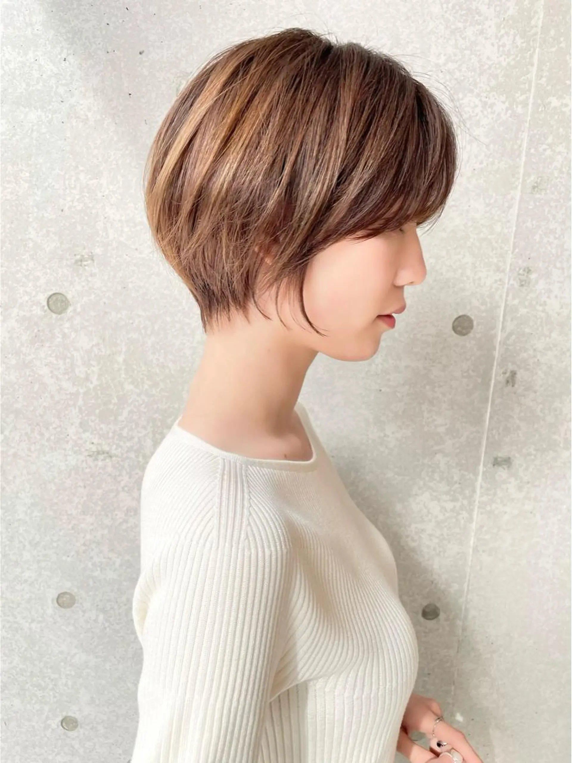 ショート レイヤー/韓国/ 顔周り/しんやのヘアスタイル