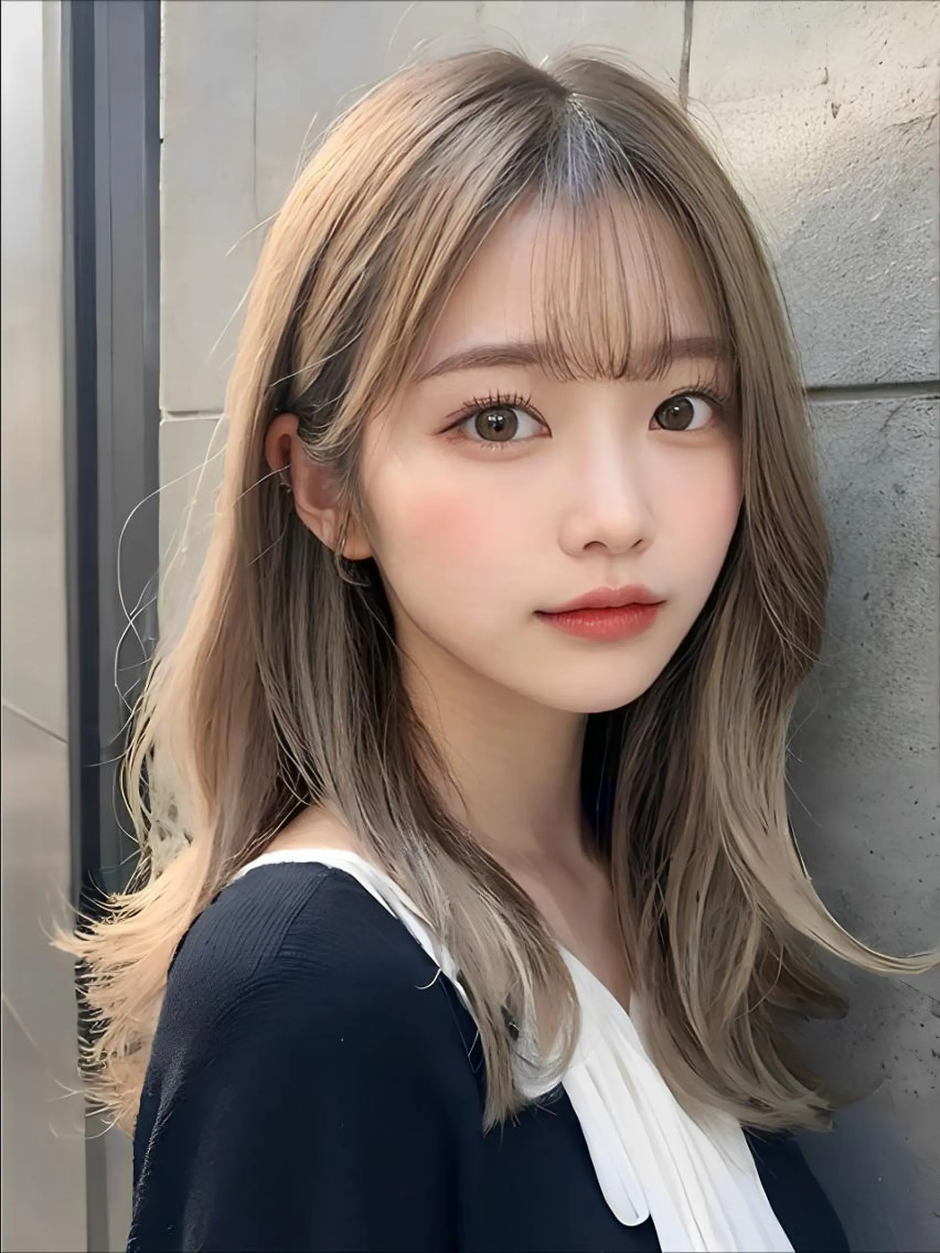 セミロング セミロングパーマ 髪質改善 トリートメント 酸性ストレート 酸熱トリートメント Glimpse中津店 髪質改善/マツエクのヘアスタイル