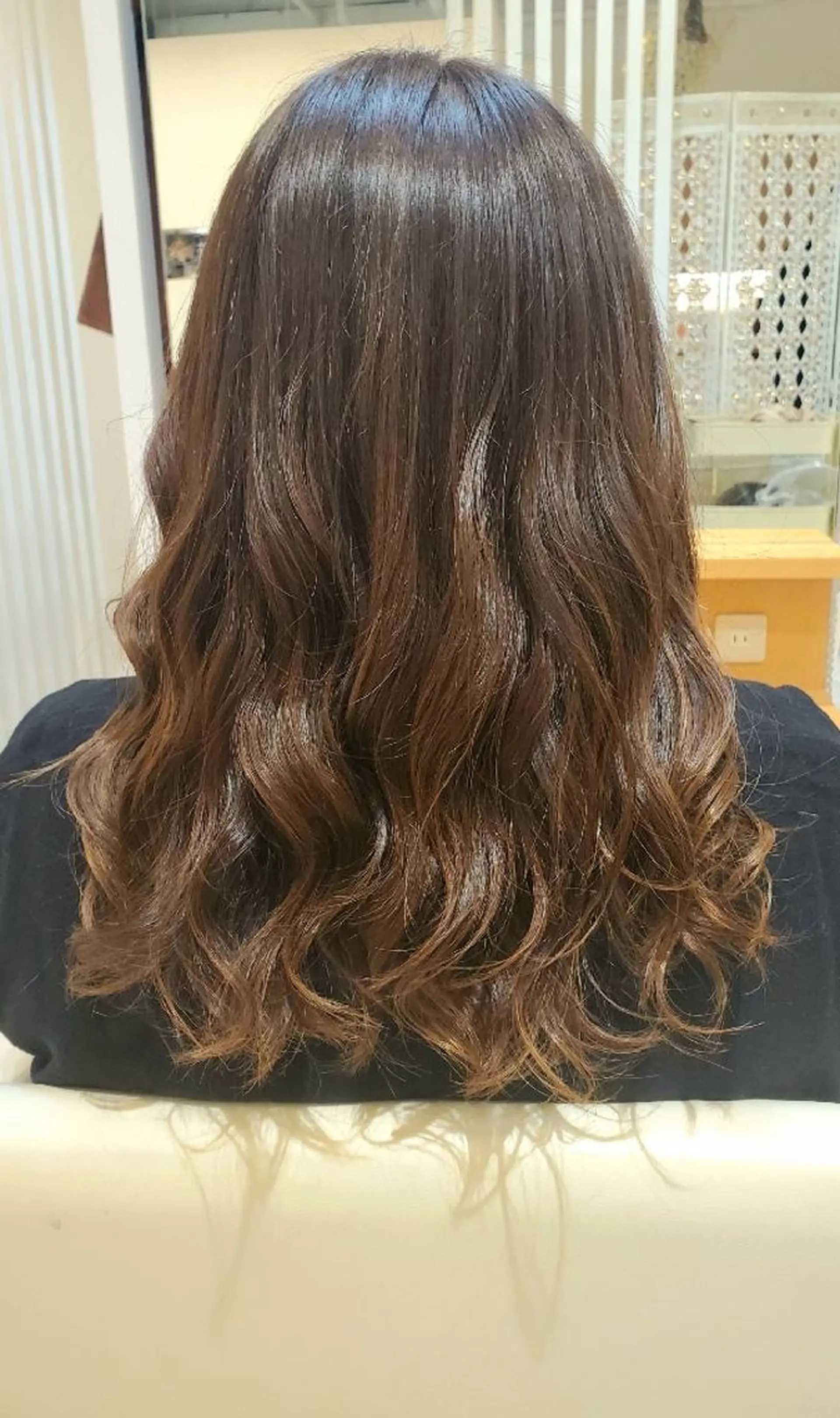 ミディアム カラー ベージュカラー グラデーションカラー トリートメント 北九州美容室 🕊️わかな✂︎のヘアスタイル