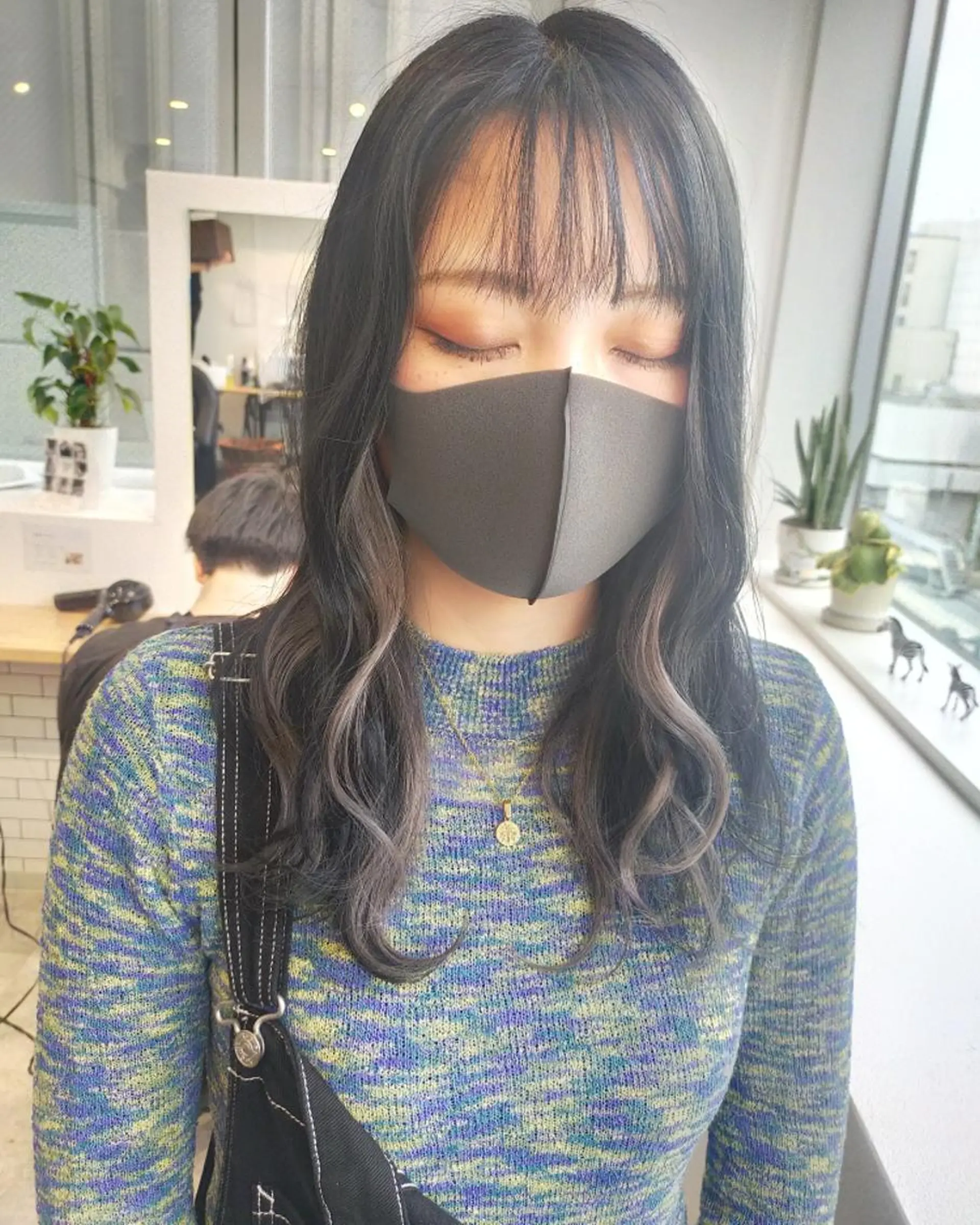 ロング カラー ベージュカラー JIL BLAN 京都所属・RU RIのヘアスタイル