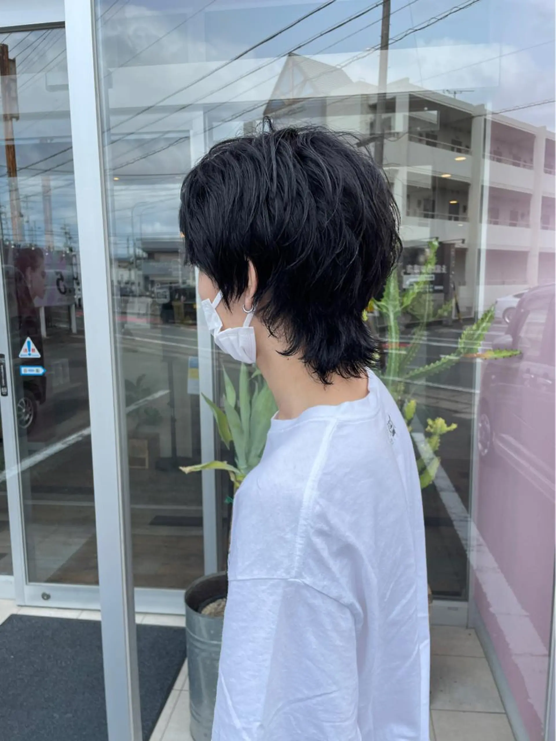 メンズ メンズウルフカット ウルフカット ひなた 艶カラー/渋谷のヘアスタイル