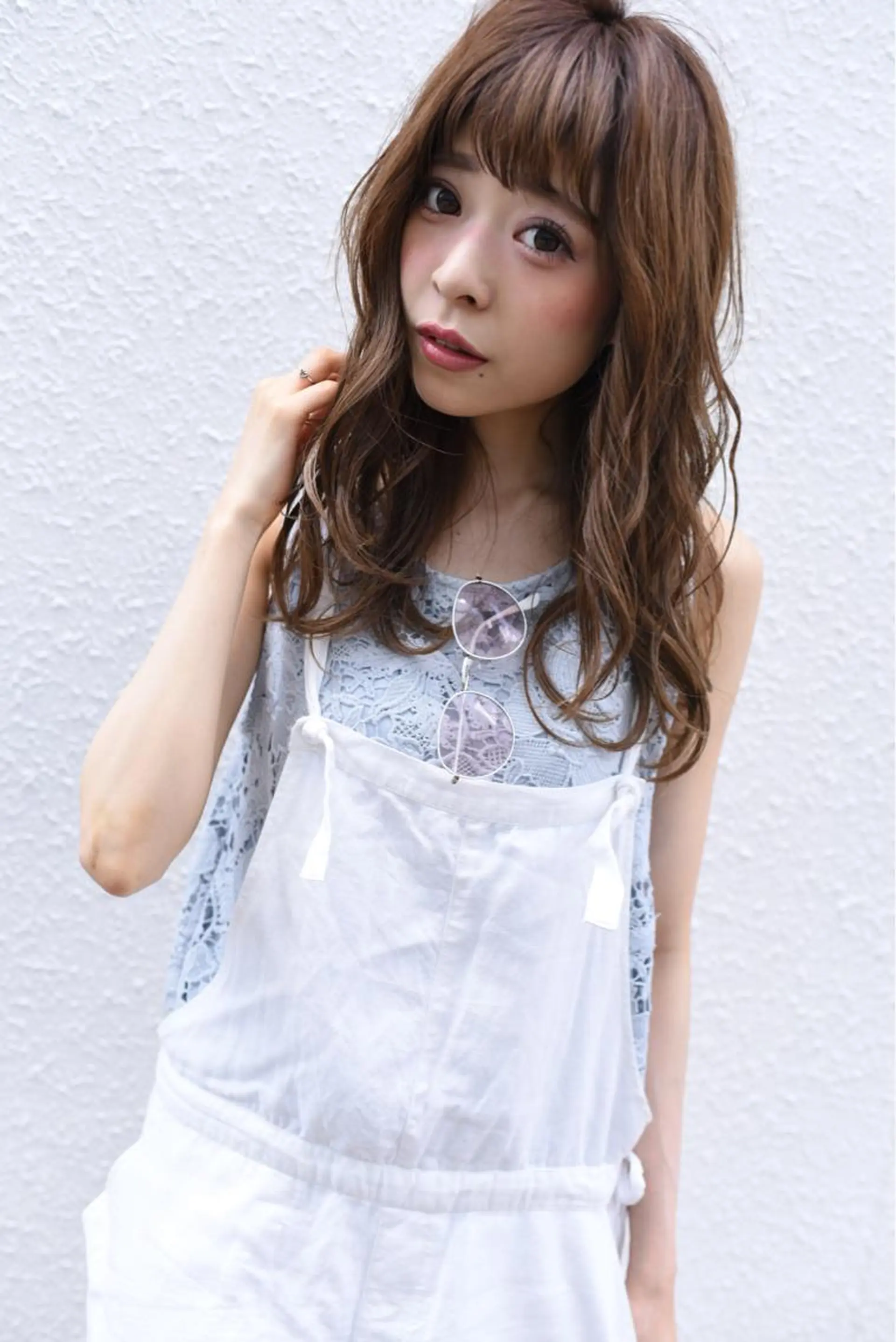 セミロング ai あいのヘアスタイル