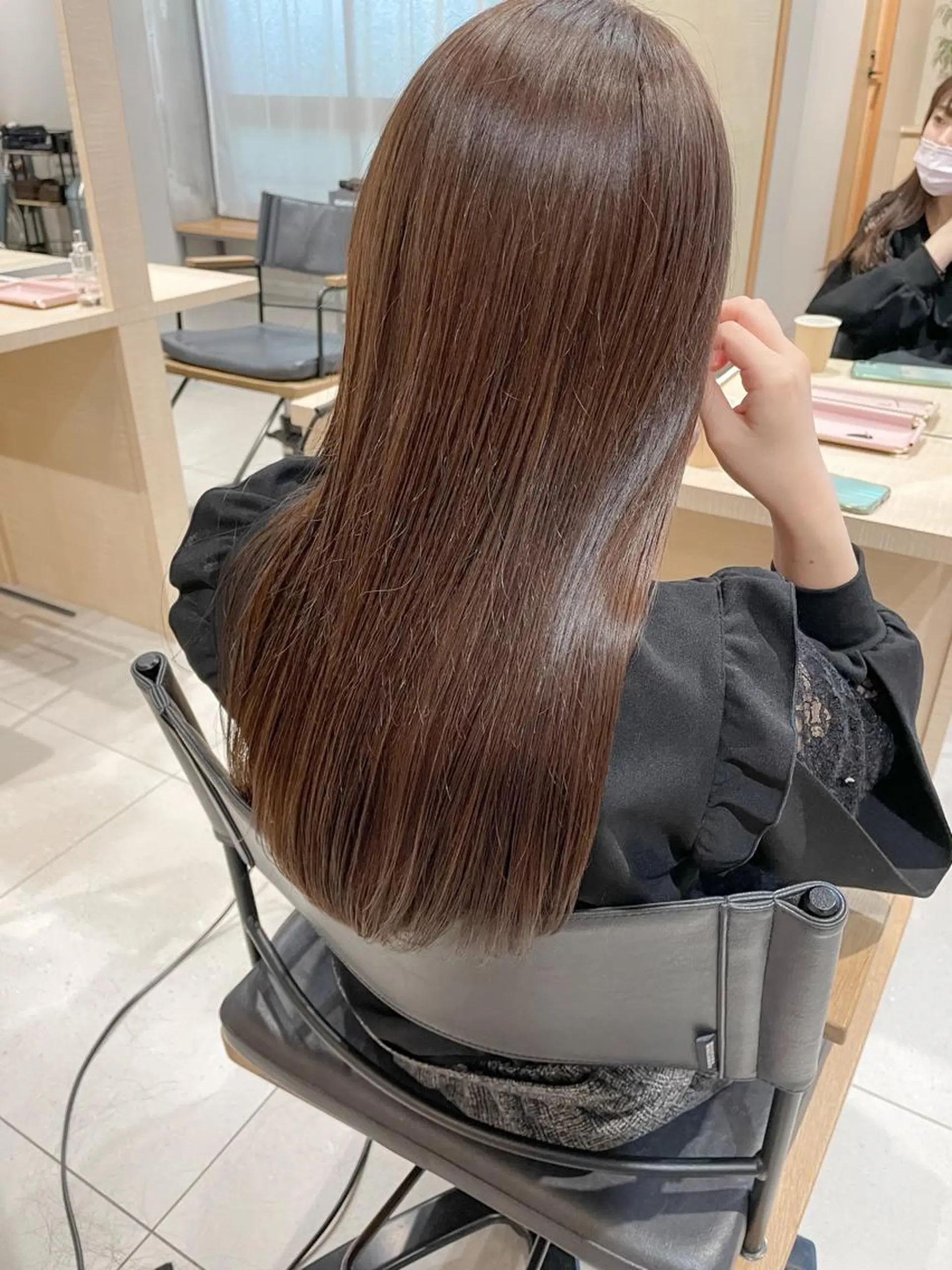 ロング パーマ 縮毛矯正 ROUTE KOUTAのヘアスタイル