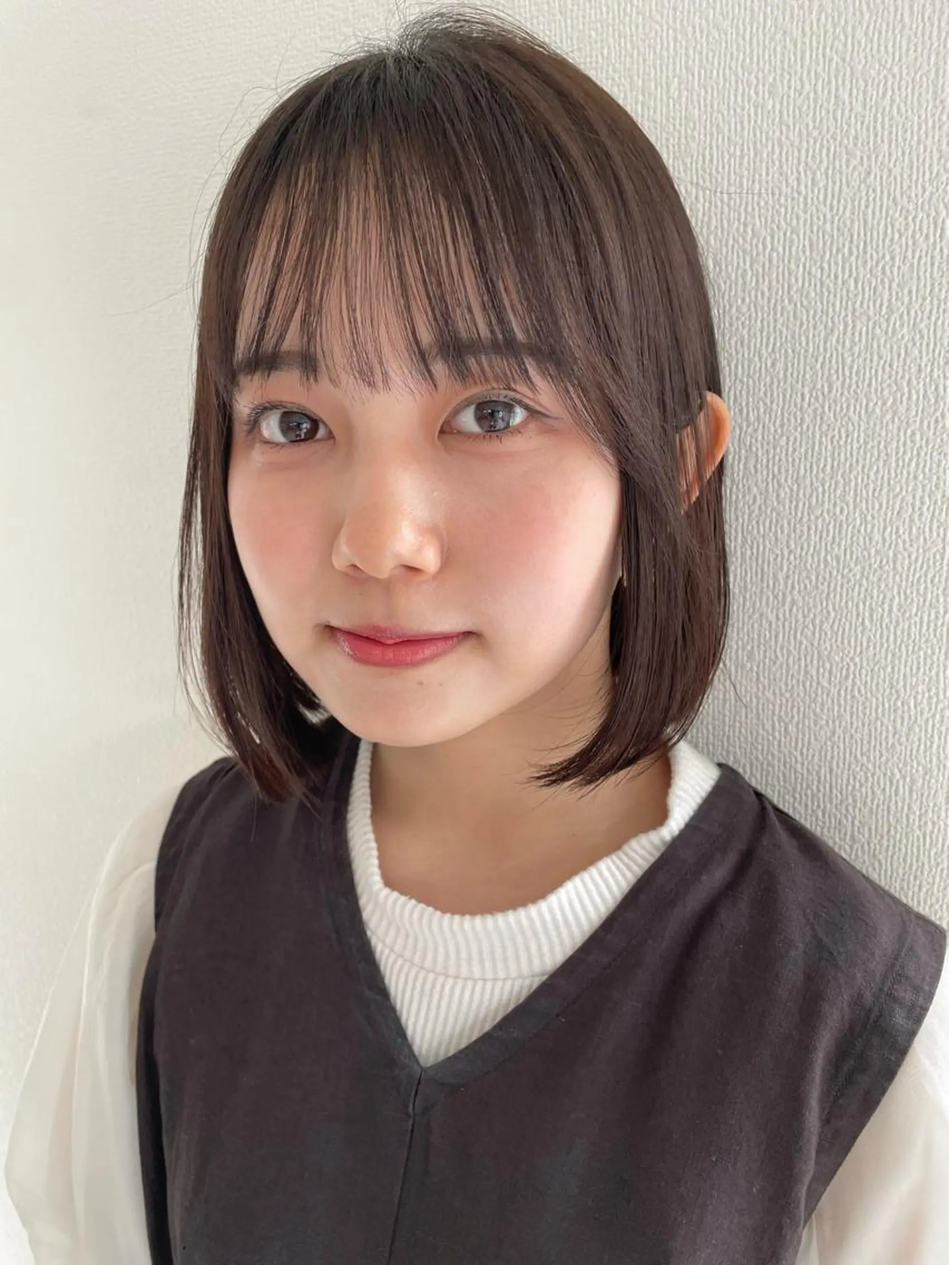 ミディアム ボブ エクリ麻布十番店所属・髪質改善/ 縮毛矯正/相原聡のヘアスタイル