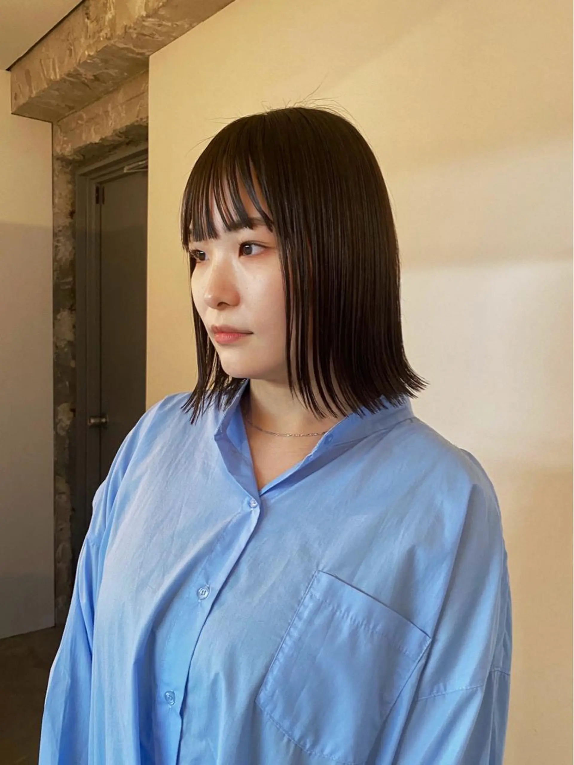 ミディアム カット ヘアカラー GATTACA所属・KEI gattacaのヘアスタイル