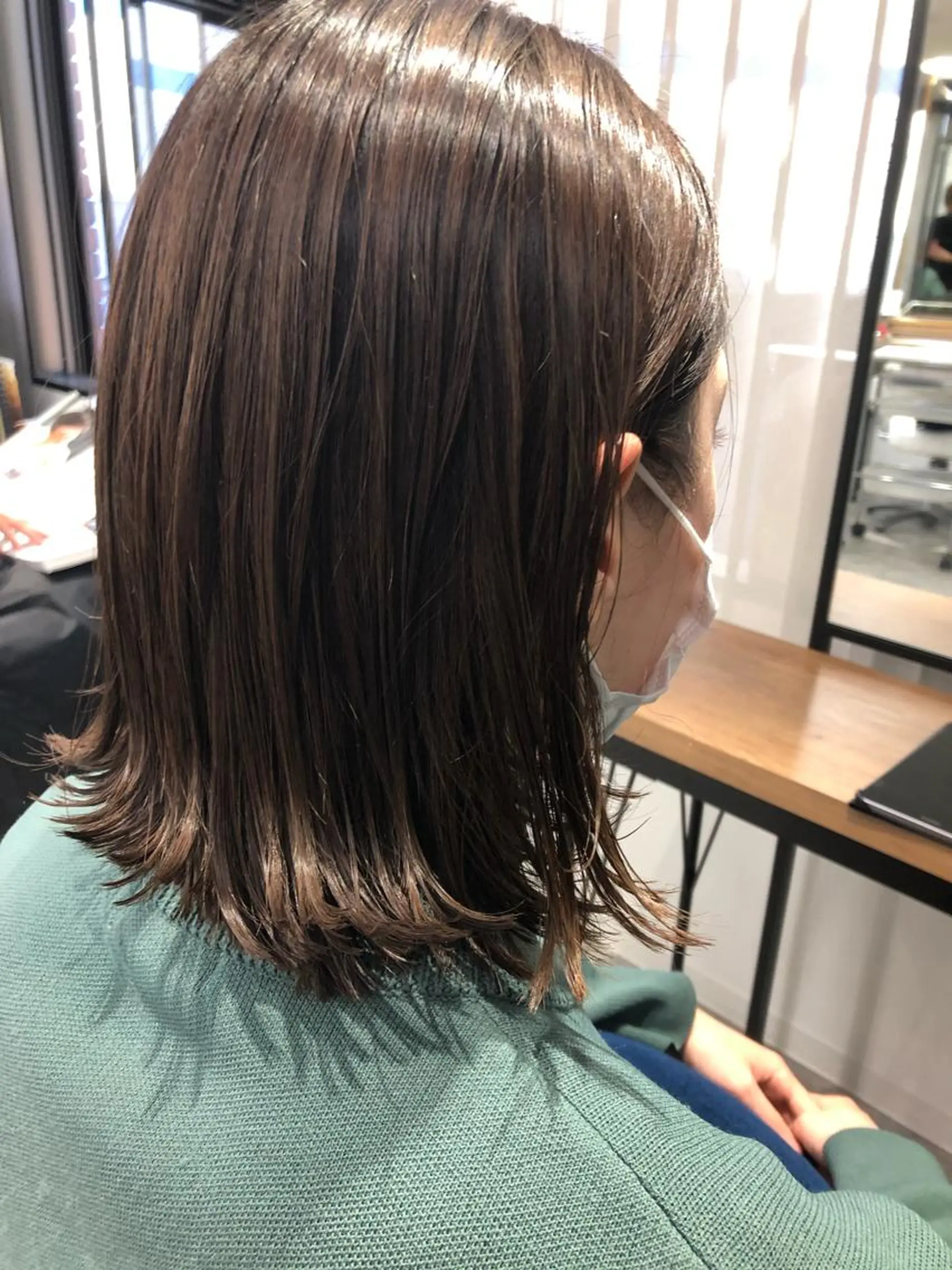 ミディアム ボブ カット パーマ トリートメント Noy所属・Noyヨシモト ヒロトのヘアスタイル