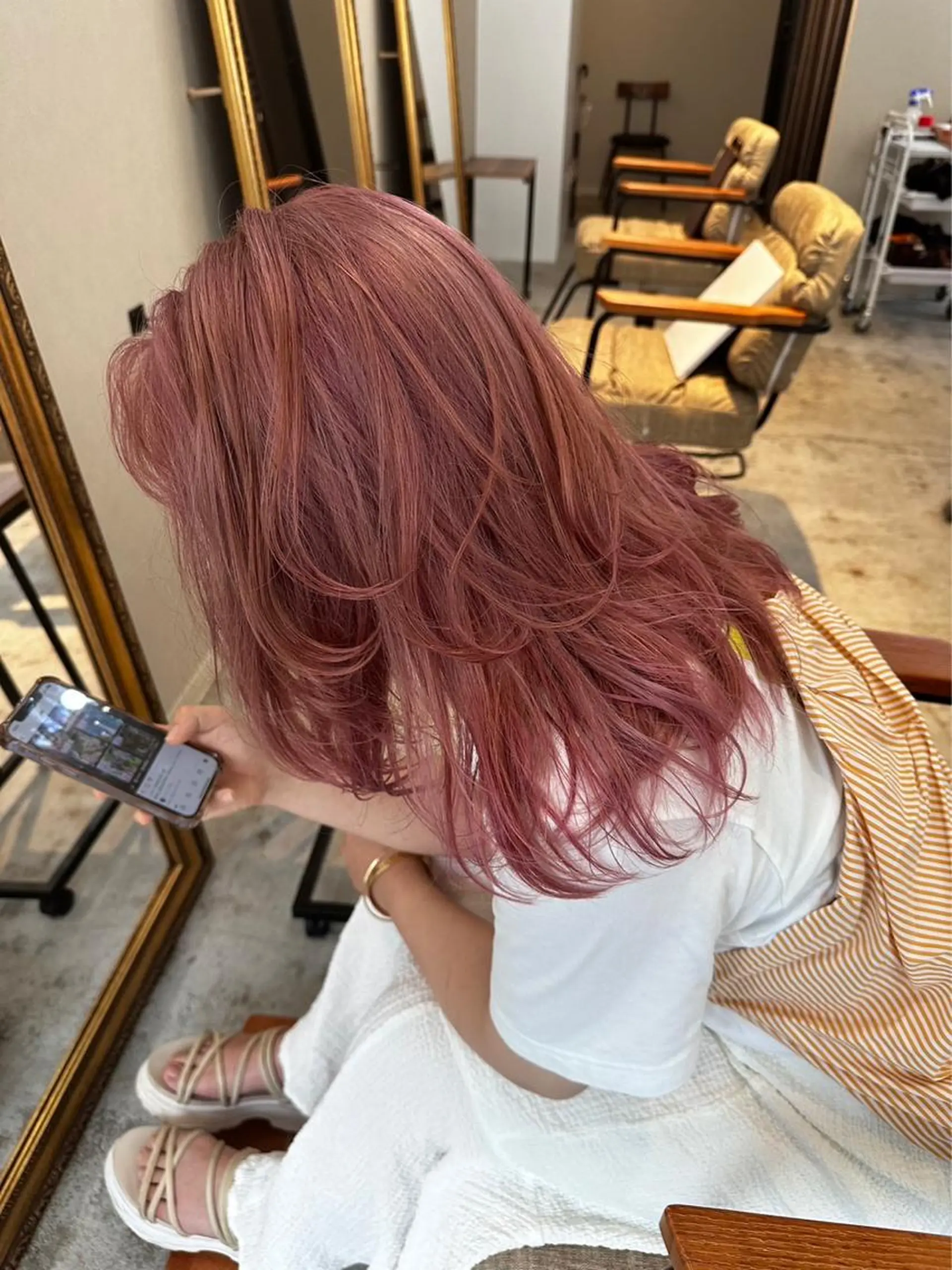 カラー ヘアカラー Sherry/R 三川町 ayakaのヘアスタイル