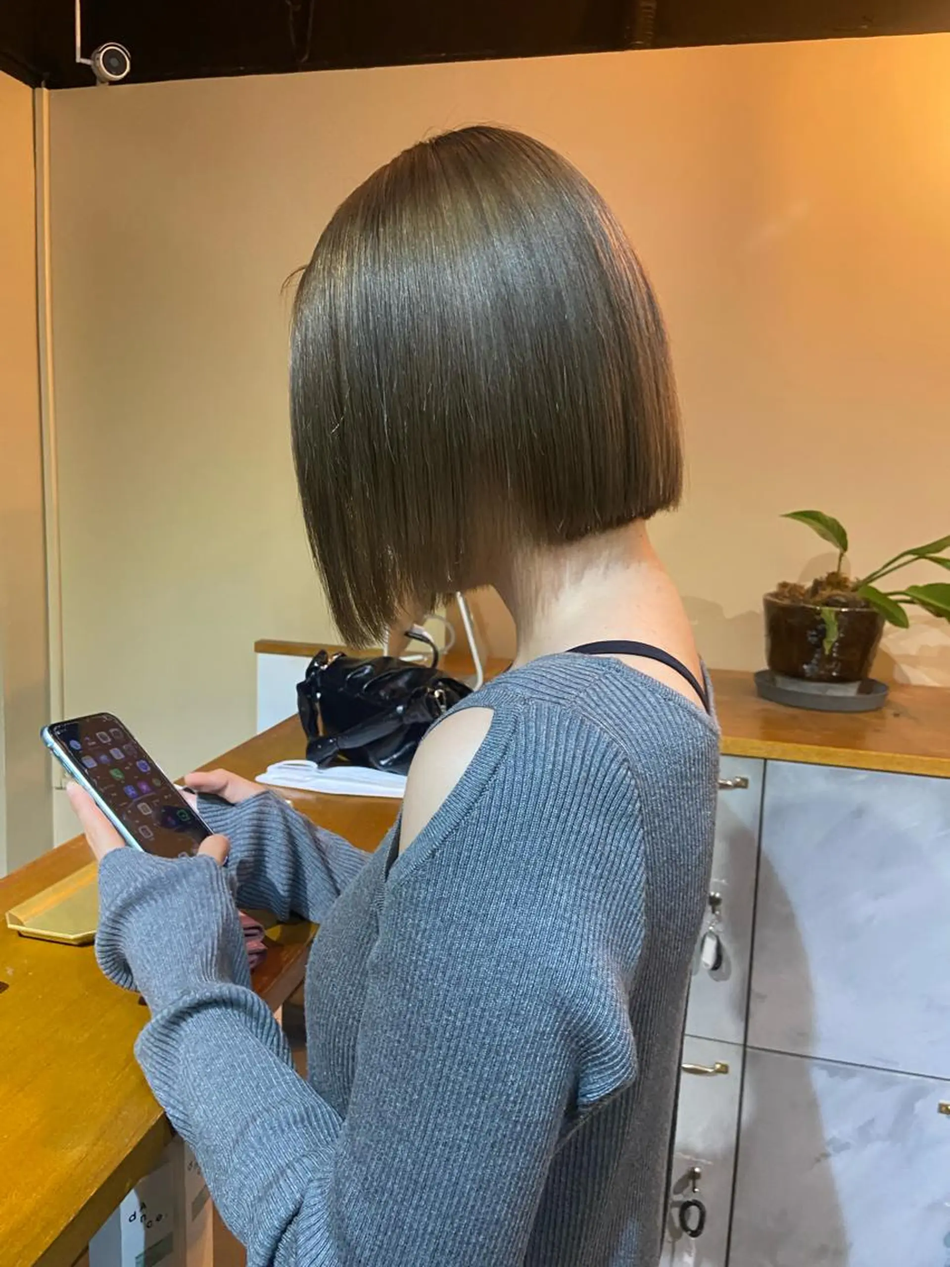 ショート カラー 地毛風艶カラー🌿 喜多夏海のヘアスタイル