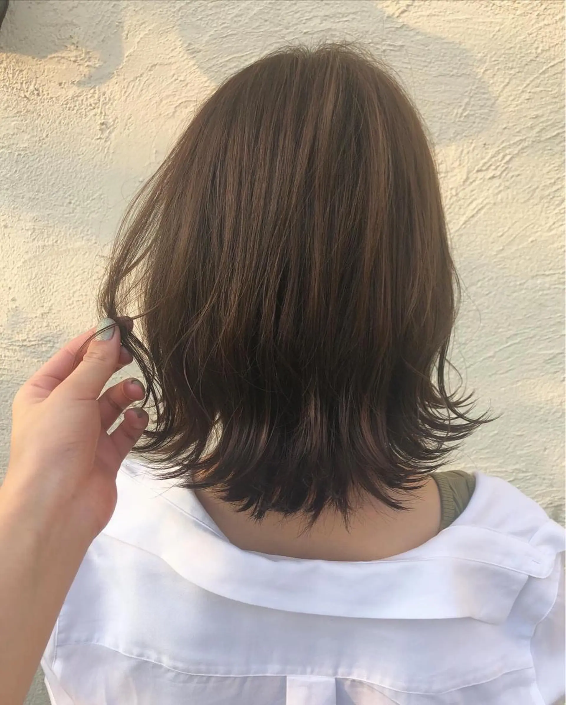 カラー ヘアカラー トリートメント ヤナギウチ エリカのヘアスタイル