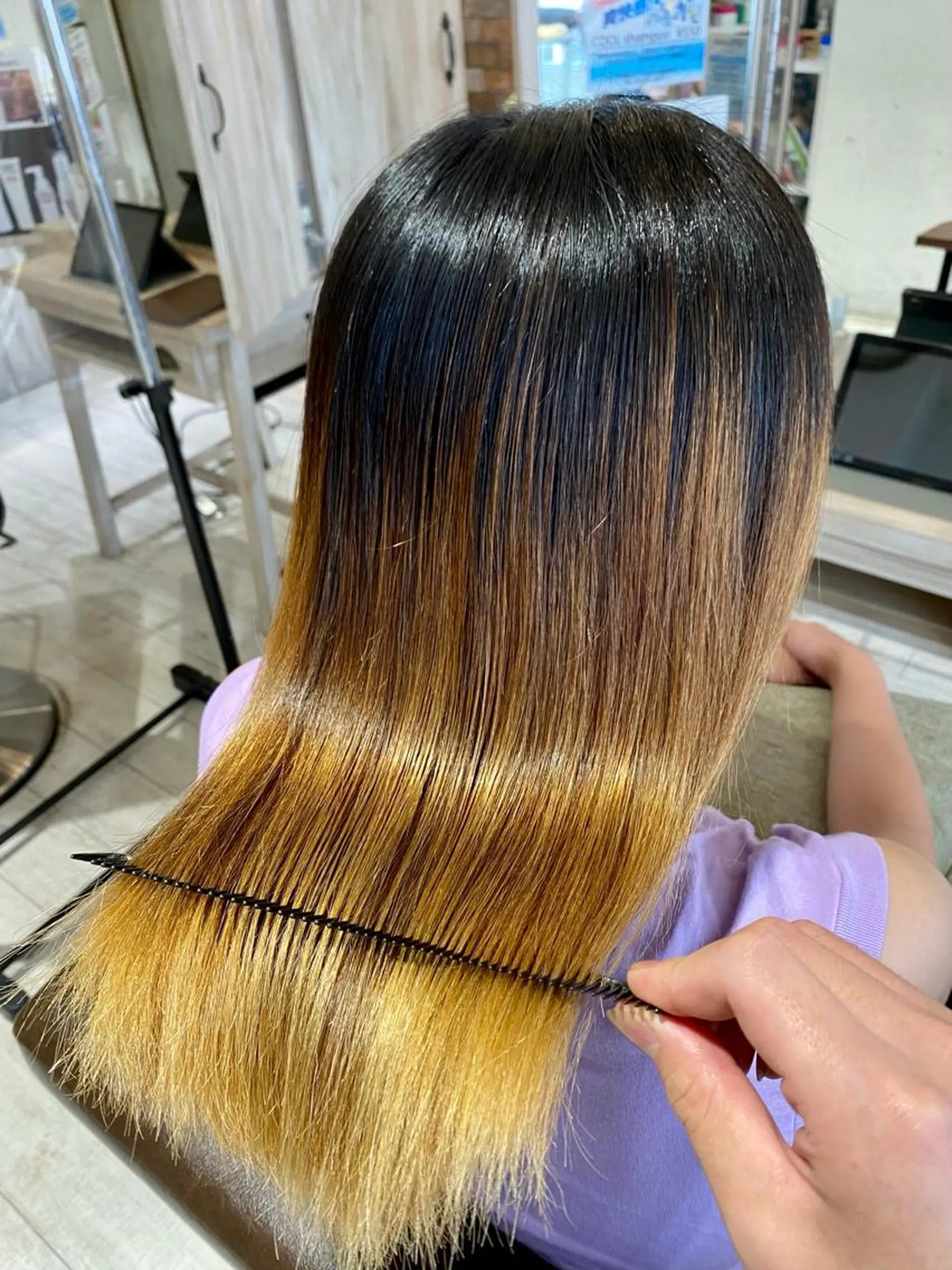 セミロング SALOWIN調布店所属・ツヤ髪師 kichiのヘアスタイル