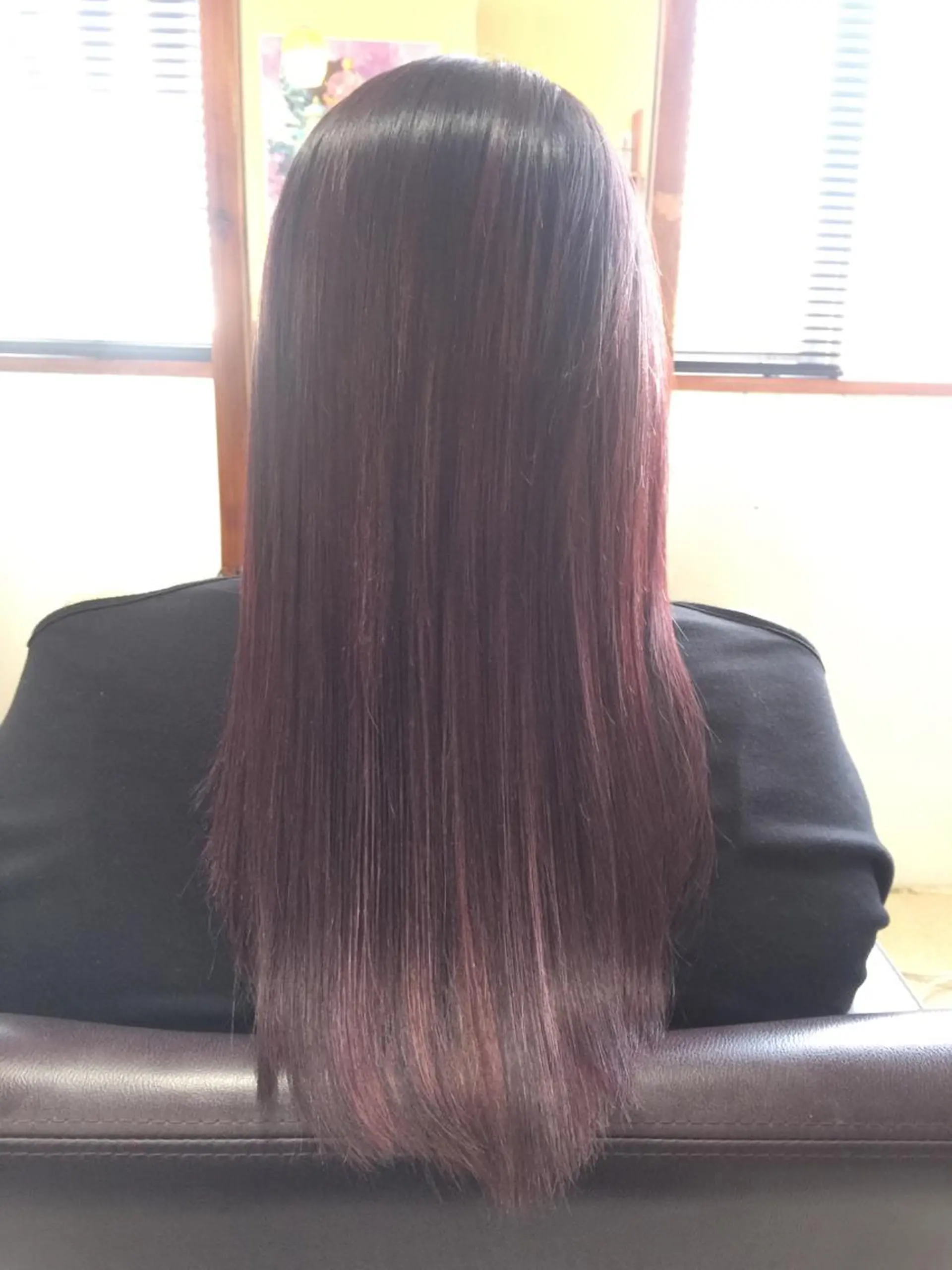 ロング カラー カット ヘアカラー 縮毛矯正 トリートメント 嘉手納美容室 ルアナエヴァのヘアスタイル