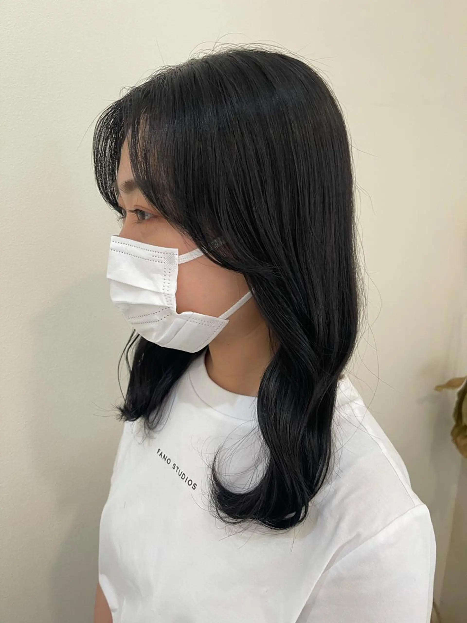 ロング カラー 黒髪 ブルーカラー ブルーブラック エギョモリ ヨシンモリ 🫧chinatsu 🫧のヘアスタイル