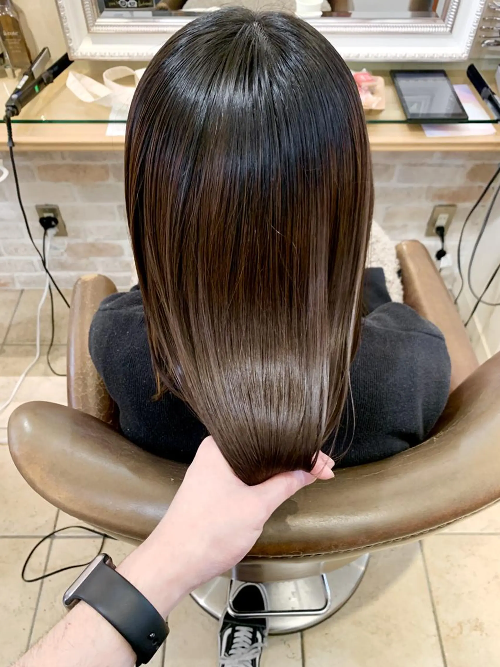 ロング 髪質改善 トリートメント 山下 直人のヘアスタイル