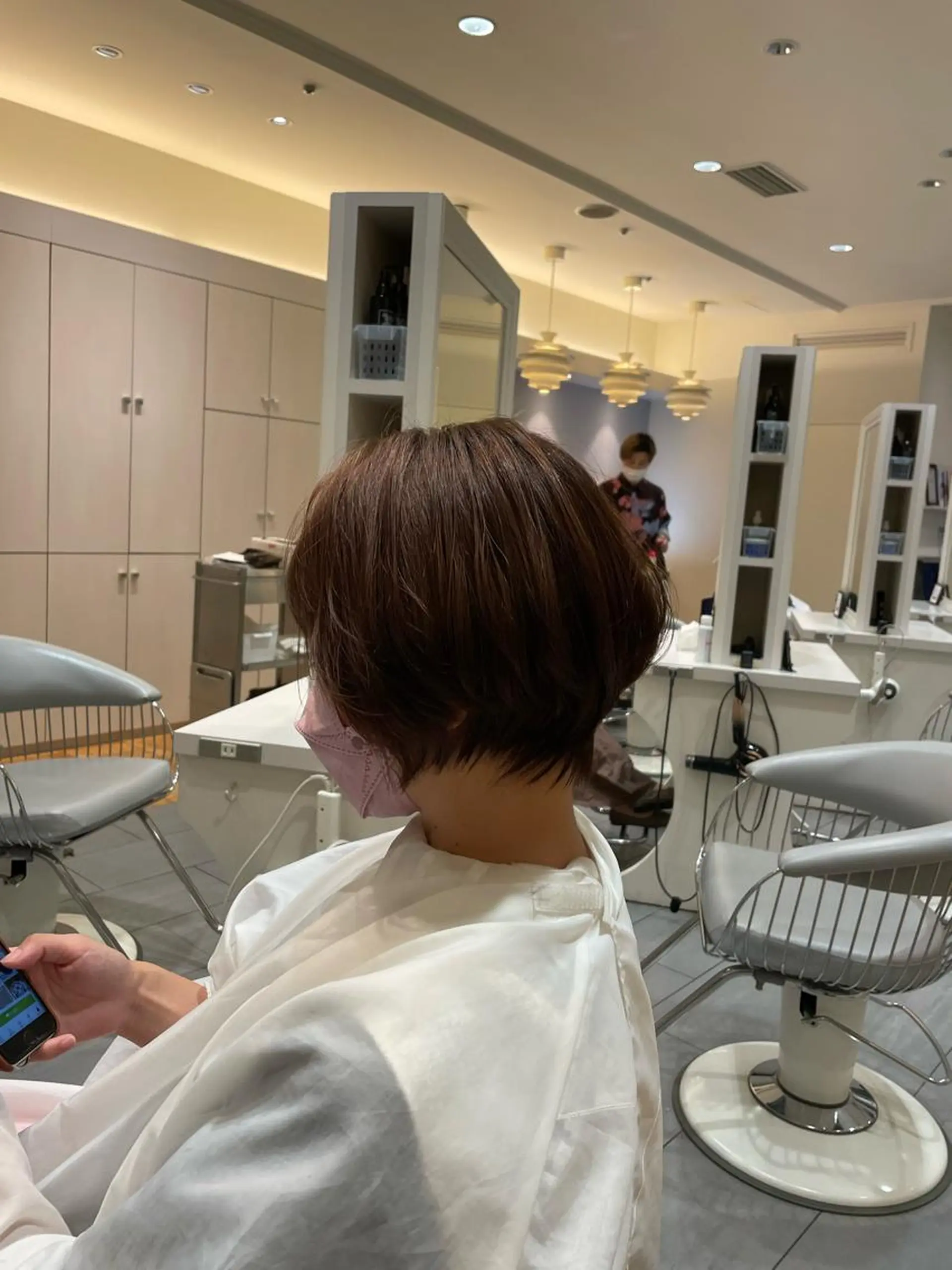 ショート 韓国風レイヤーカット 松葉翔のヘアスタイル