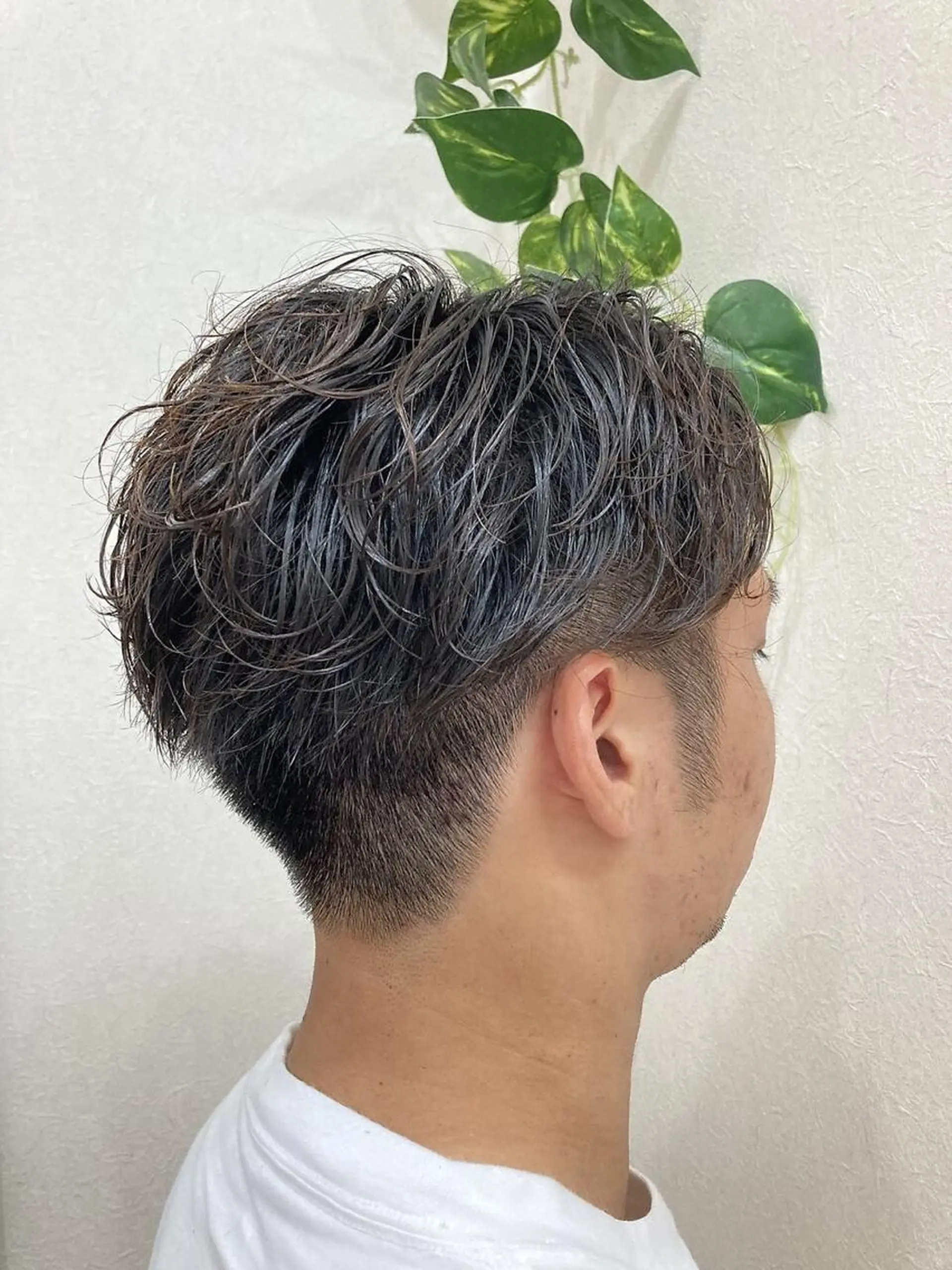 ショート パーマ メンズ Asian Hair &Eyebrowのヘアスタイル