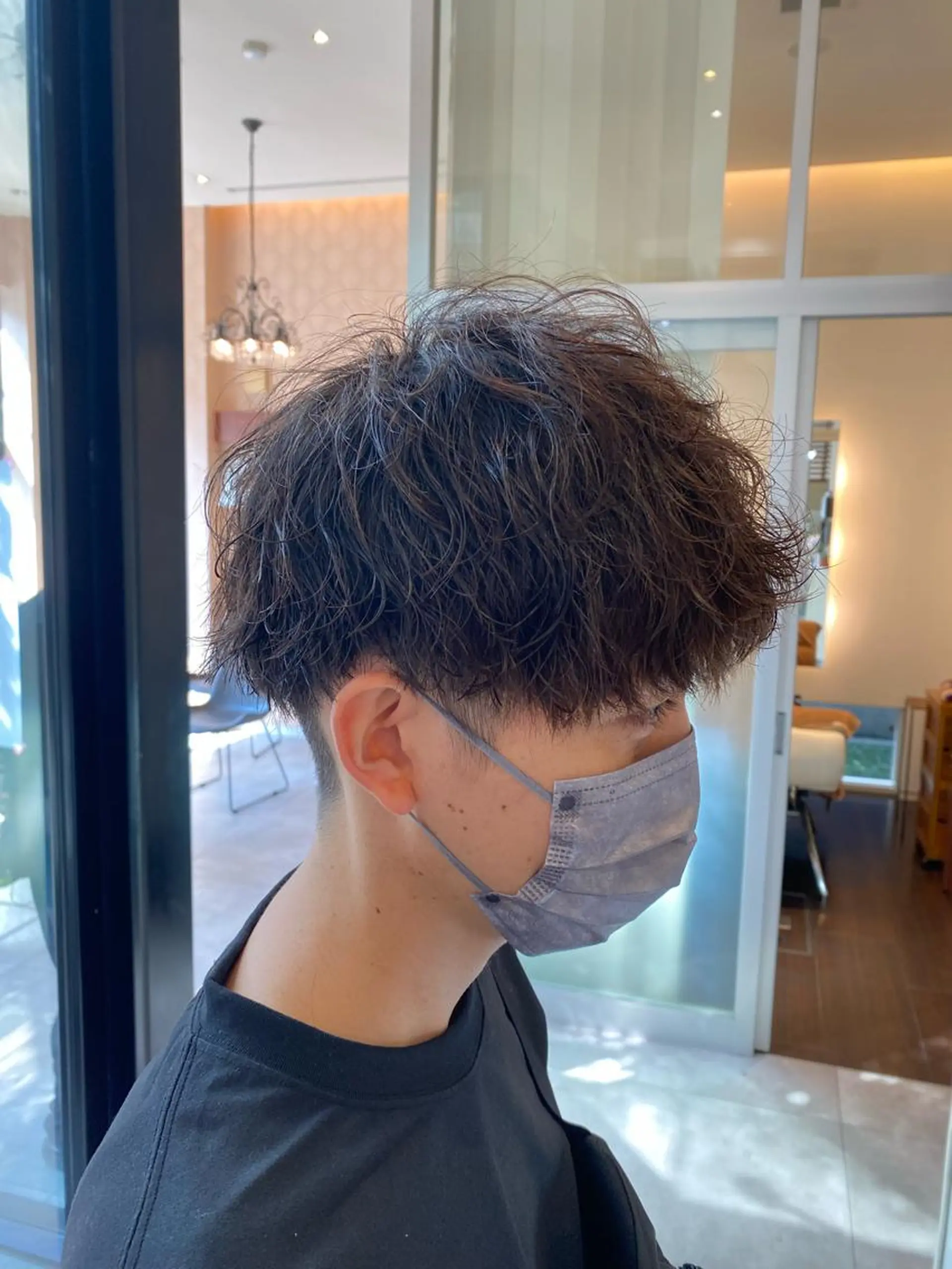 パーマ メンズ メンズパーマ スパイラルパーマ 松林 大暉のヘアスタイル