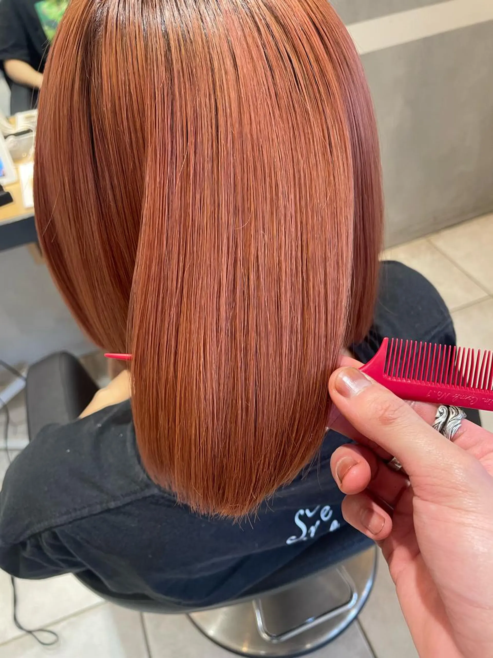 カラー ブリーチ オレンジ カット ヘアカラー トリートメント ヘッドスパ ヘアセット 【レイク　メンズ特化 /パーマ特化】野平のヘアスタイル