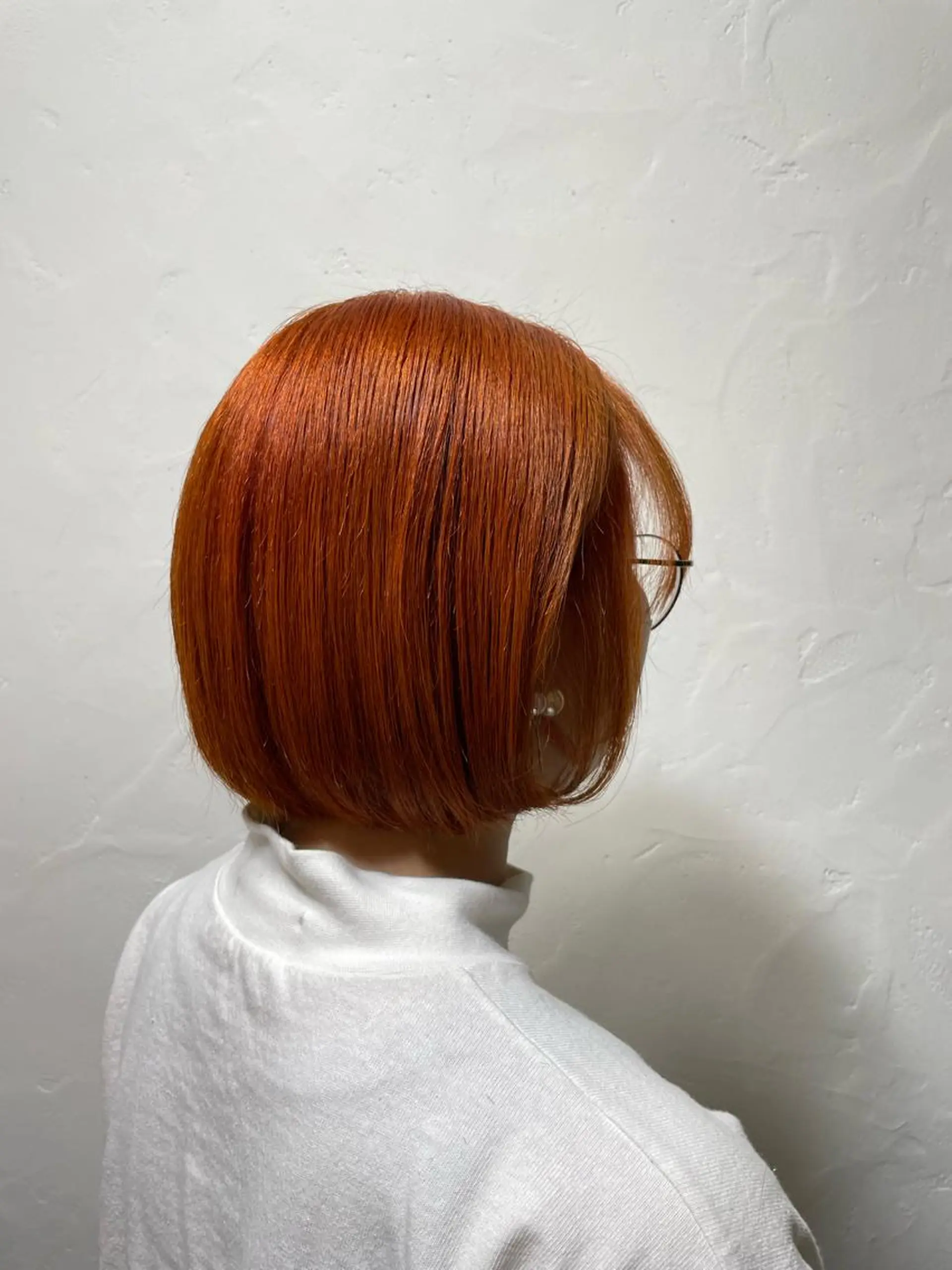 カラー オレンジ hair living Liko池袋東口店所属・✨透明感カラー🌱 上村　舜のヘアスタイル