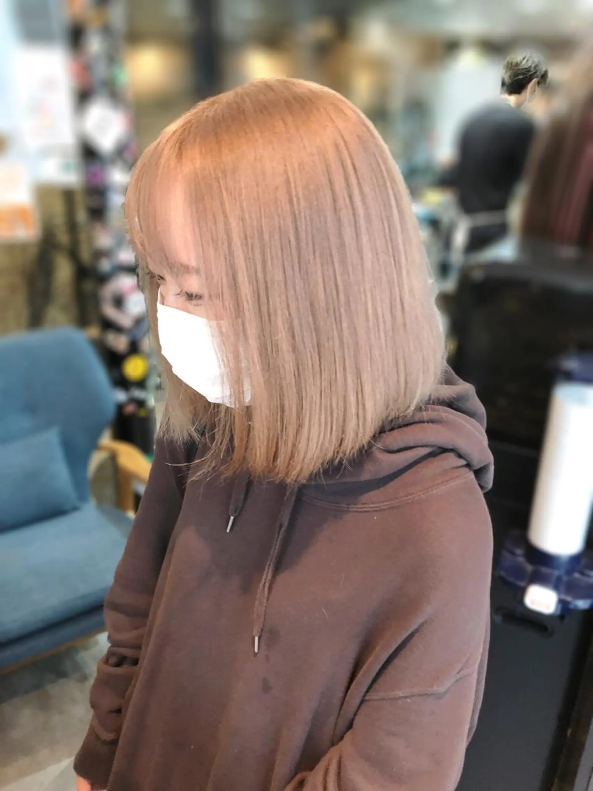 ショート alpha. カラーエクステ下妻のヘアスタイル