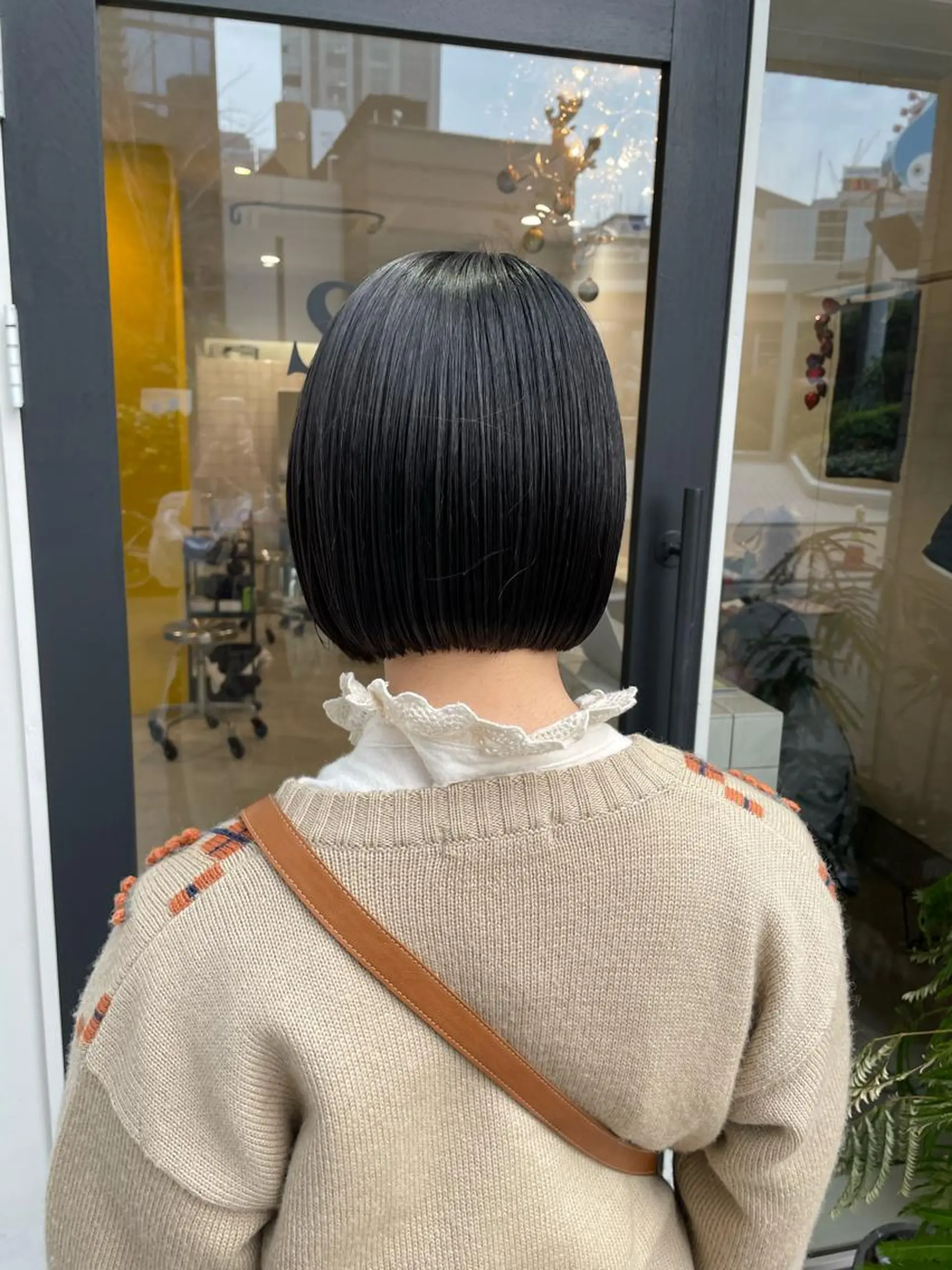 ミディアム カラー ボブ Koto🌿 ブリーチなしカラーのヘアスタイル